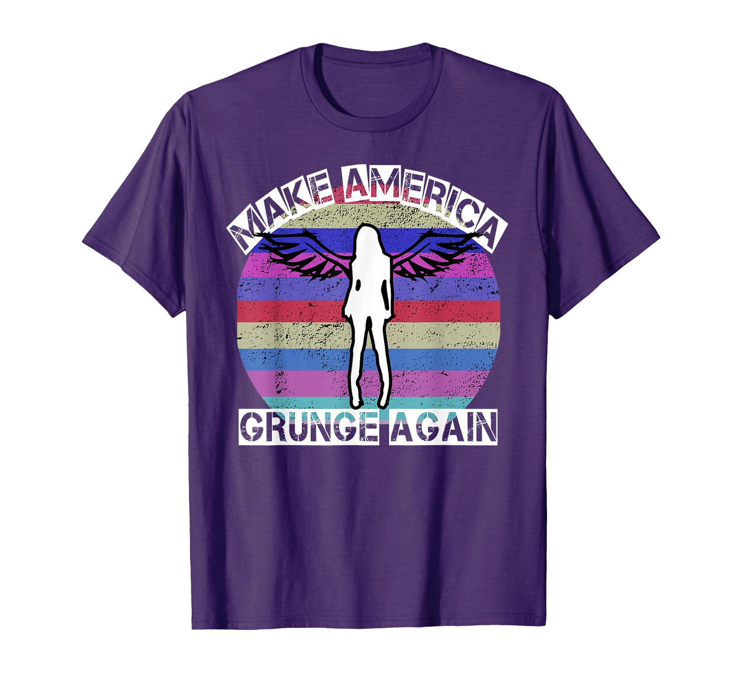 Make America Grunge Again Seattle Rock T-Shirt - Custom Art Print Unisex - T-Shirt, Sweatshirt, Hoodie
