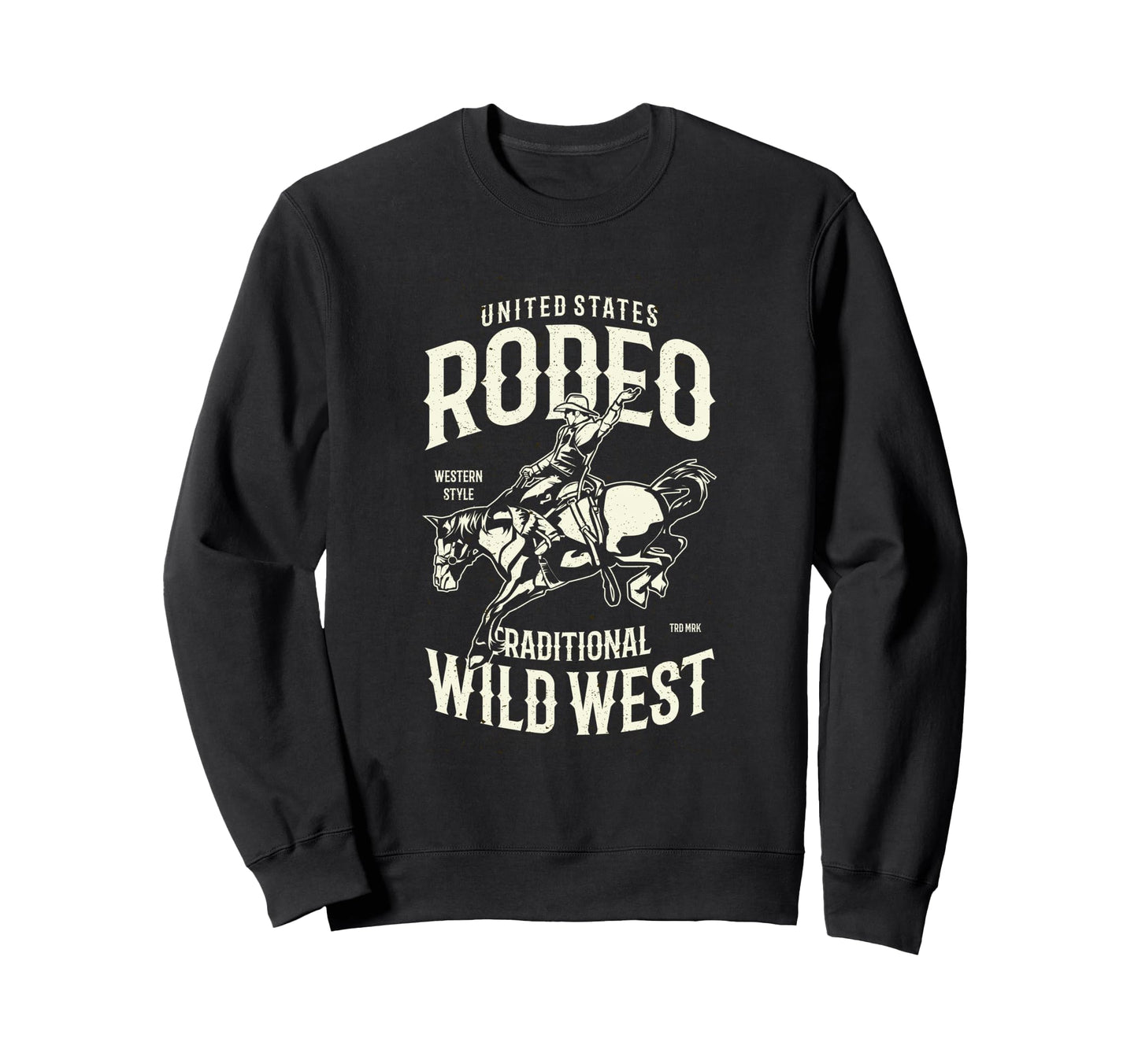 Cowboy Western Riding Horse Rodeo Sweatshirt - Novelty Apparel Men Women - T-Shirt, Sweatshirt, Hoodie
