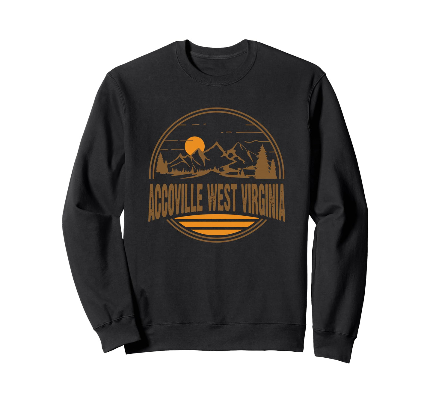 Accoville West Virginia State Sweatshirt - Fun Novelty Design Men Women - T-Shirt, Sweatshirt, Hoodie