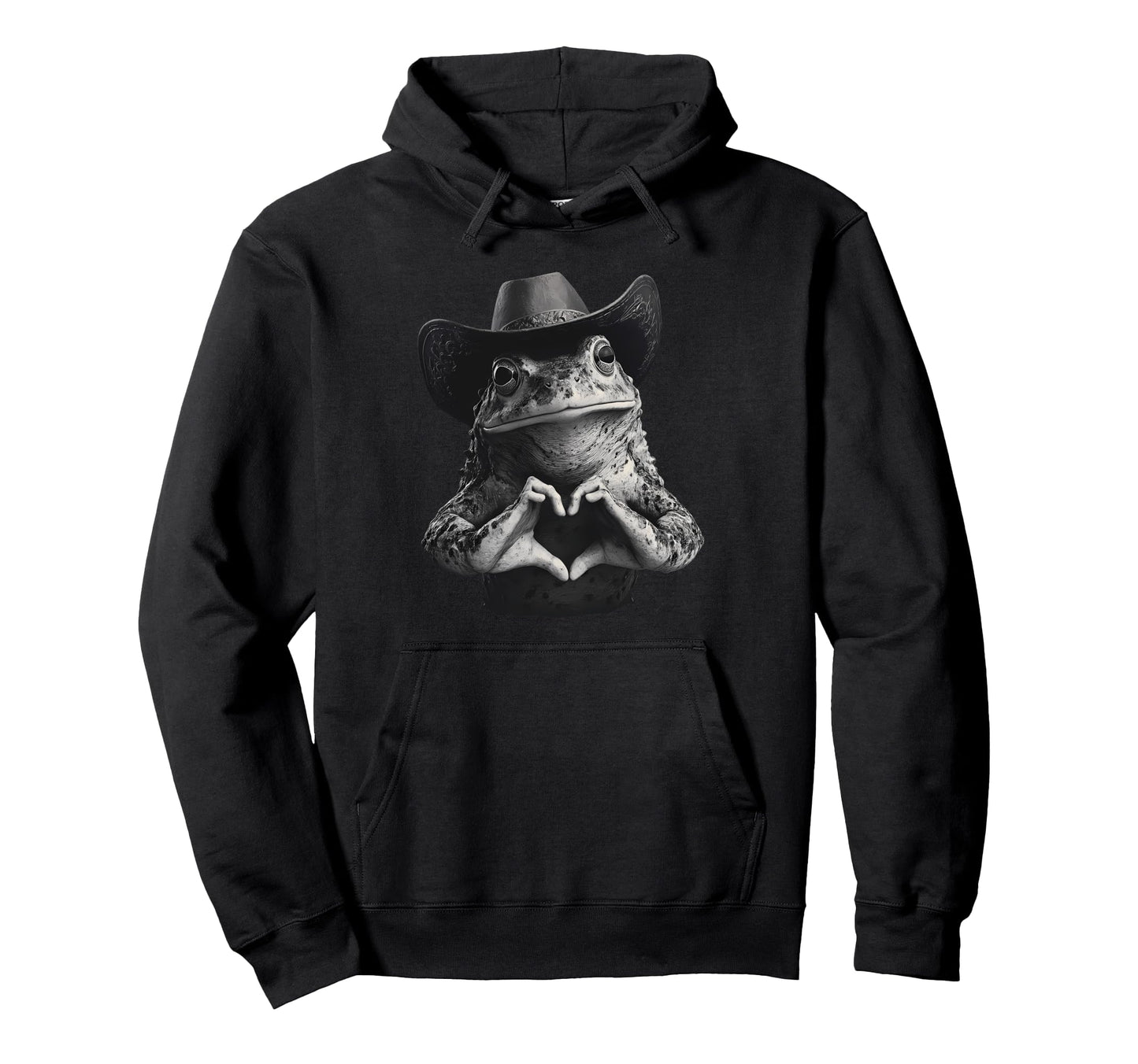 Country Cowboy Frog Toad Rodeo Cowgirl Hoodie - Graphic Print Unisex - T-Shirt, Sweatshirt, Hoodie