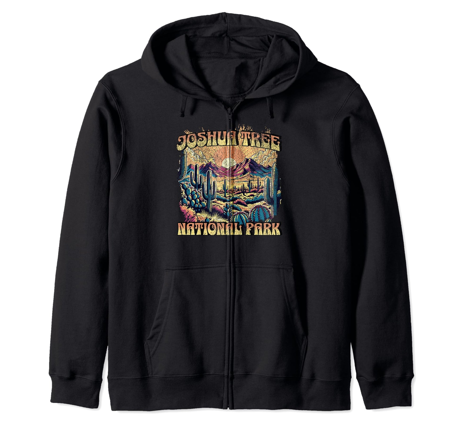 Joshua Tree National Park California Usa T-Shirt - Custom Art Print Unisex - T-Shirt, Sweatshirt, Hoodie