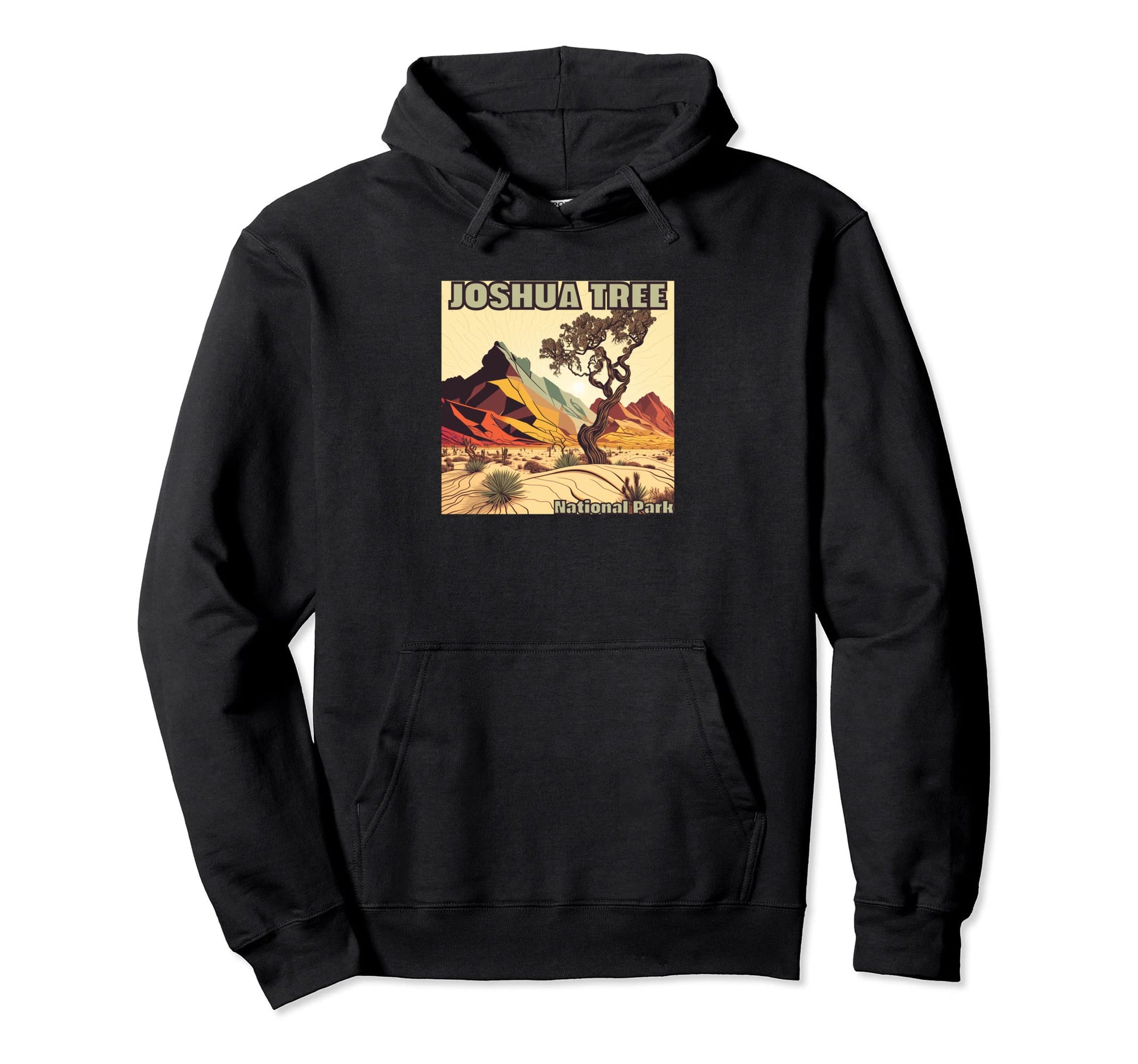 Joshua Tree National Park Desert Trip Hoodie - Unique Graphic Men Women - T-Shirt, Sweatshirt, Hoodie