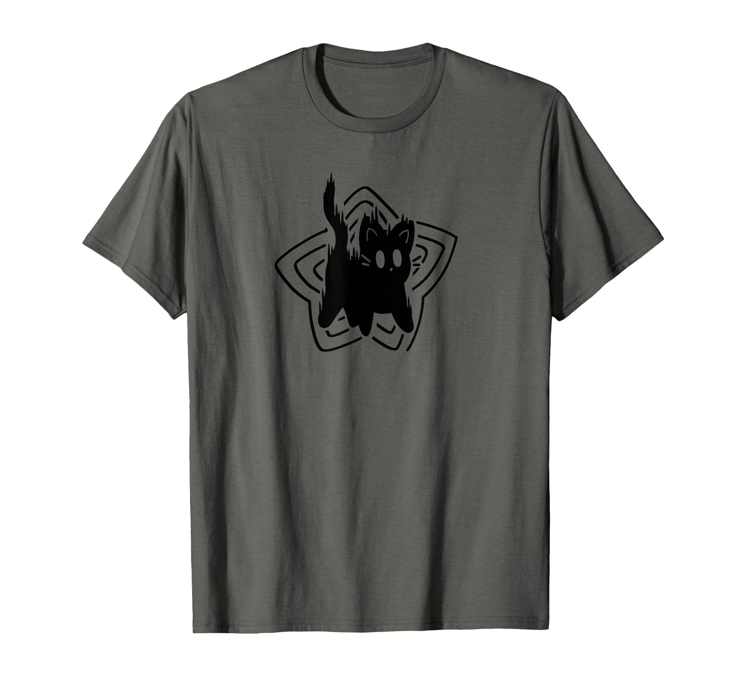 Y2K 90S Scary Scared Cat Tomcat T-Shirt - Custom Art Print Men Women - T-Shirt, Sweatshirt, Hoodie