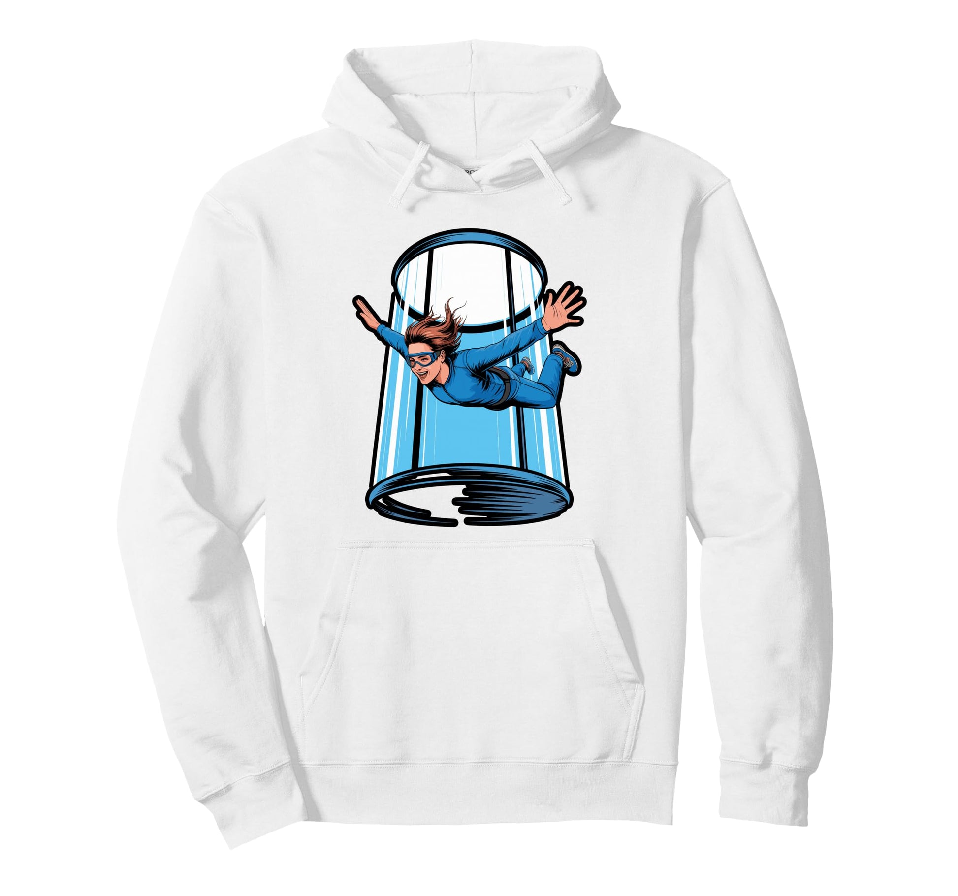 Scuba Diver Cylinder Rainbow Gradient Hoodie - Aesthetic Graphic Unisex - T-Shirt, Sweatshirt, Hoodie
