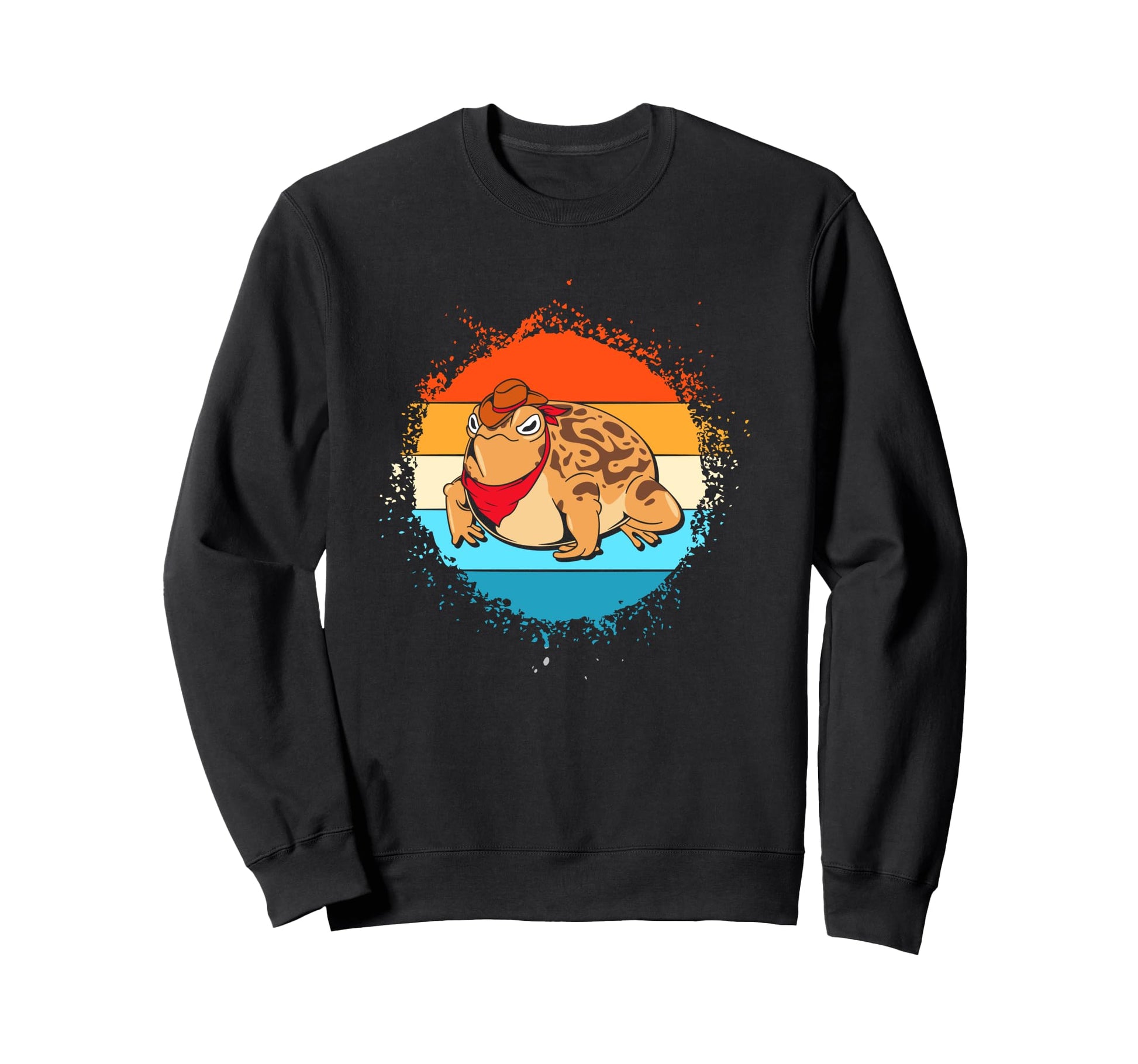Country Cowboy Desert Rain Frog Sweatshirt - Novelty Apparel Unisex - T-Shirt, Sweatshirt, Hoodie