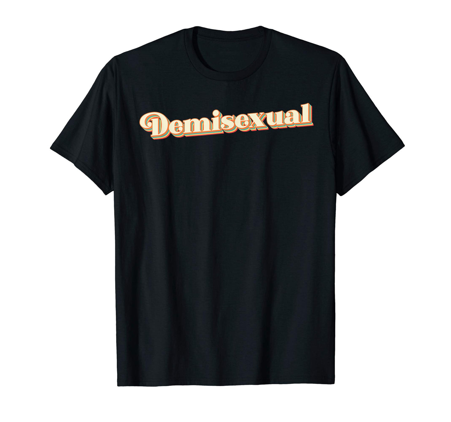 Demisexual Rainbow Pride Identity T-Shirt - Casual Everyday Wear Men Women - T-Shirt, Sweatshirt, Hoodie