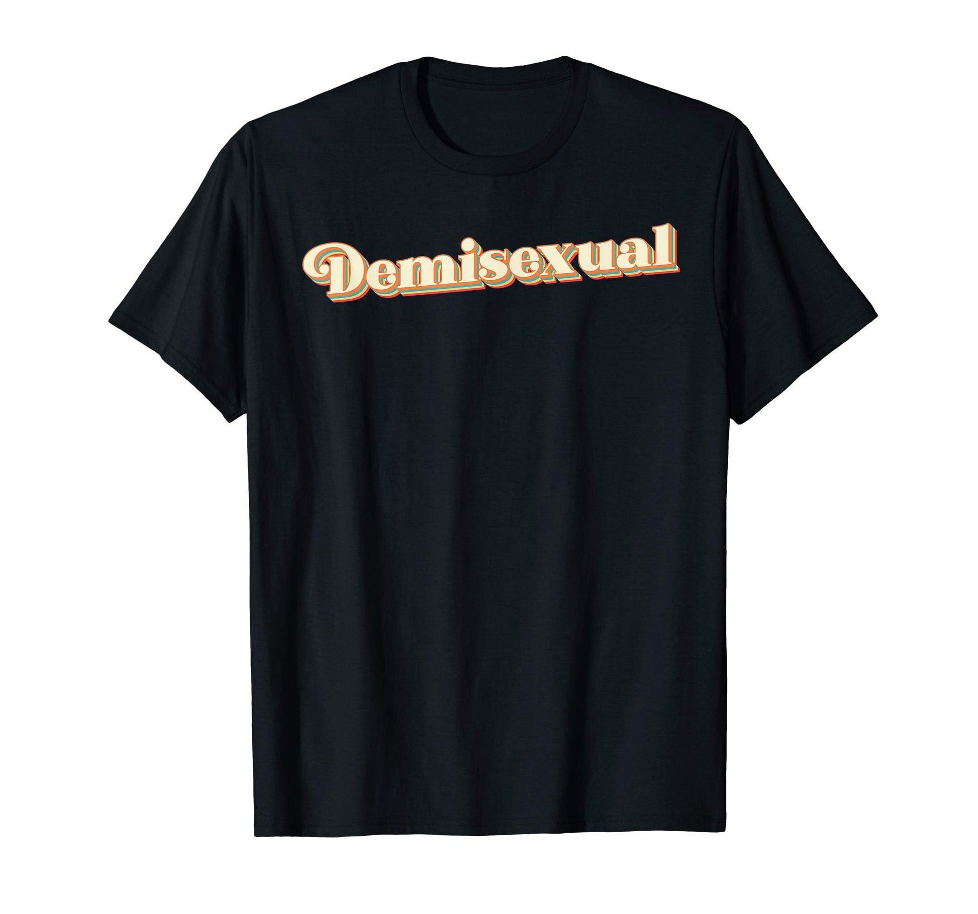 Demisexual Rainbow Pride Identity T-Shirt - Casual Everyday Wear Men Women - T-Shirt, Sweatshirt, Hoodie