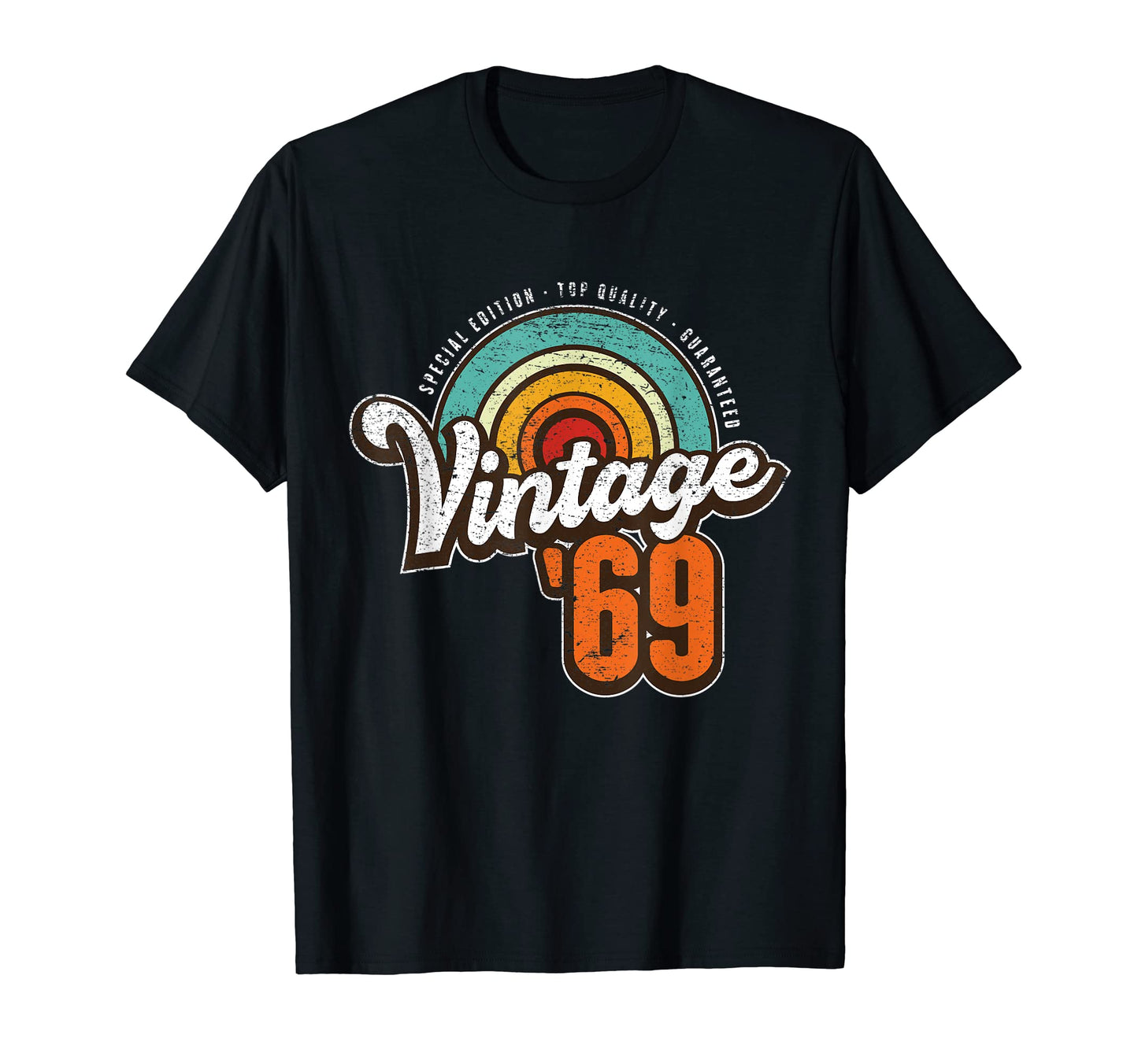 1969 Rainbow Birthday Gift T-Shirt - Graphic Print Unisex - T-Shirt, Sweatshirt, Hoodie
