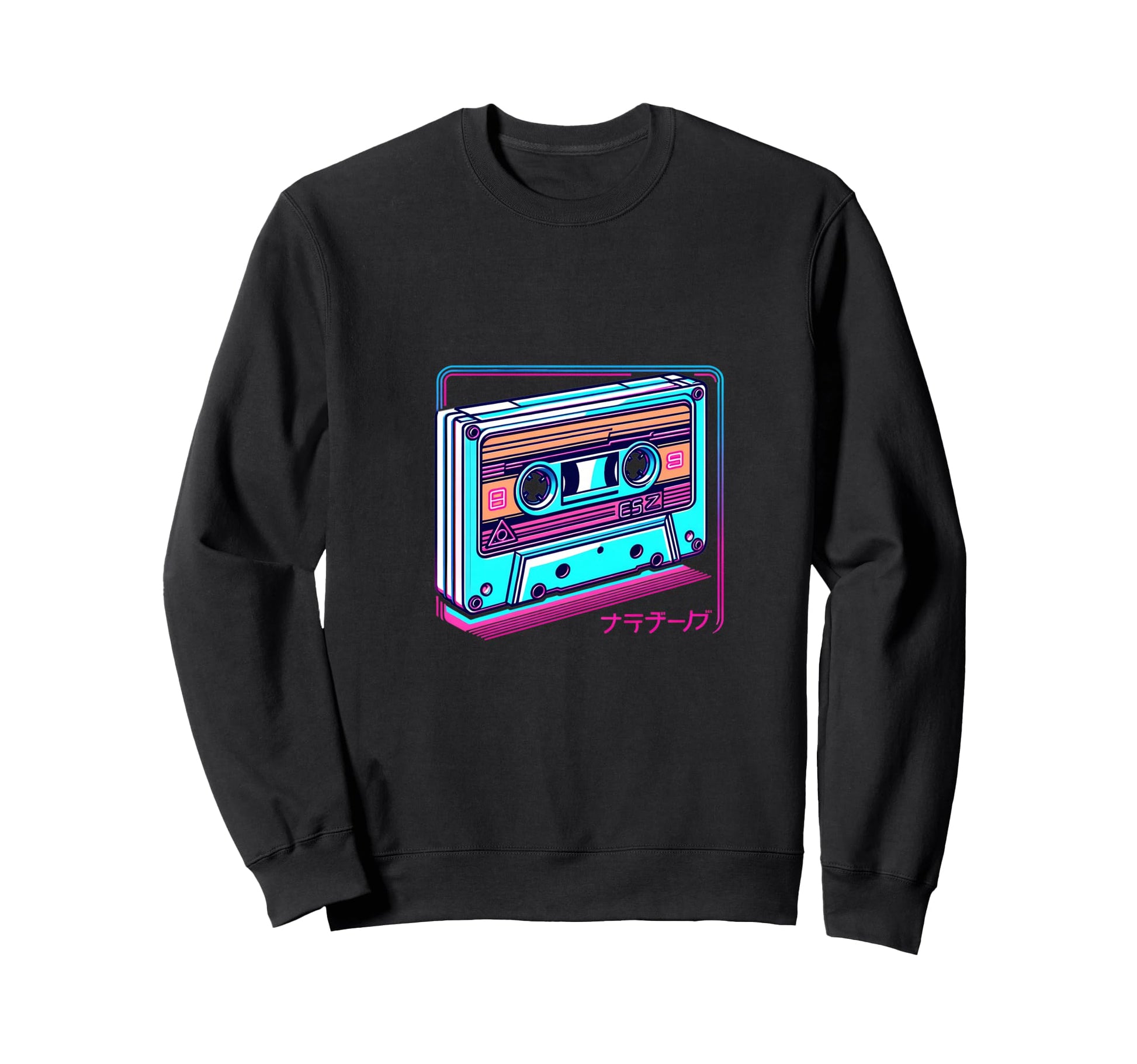 Vaporwave Cassette Lofi Anime Japanese Sweatshirt - Graphic Print Unisex - T-Shirt, Sweatshirt, Hoodie