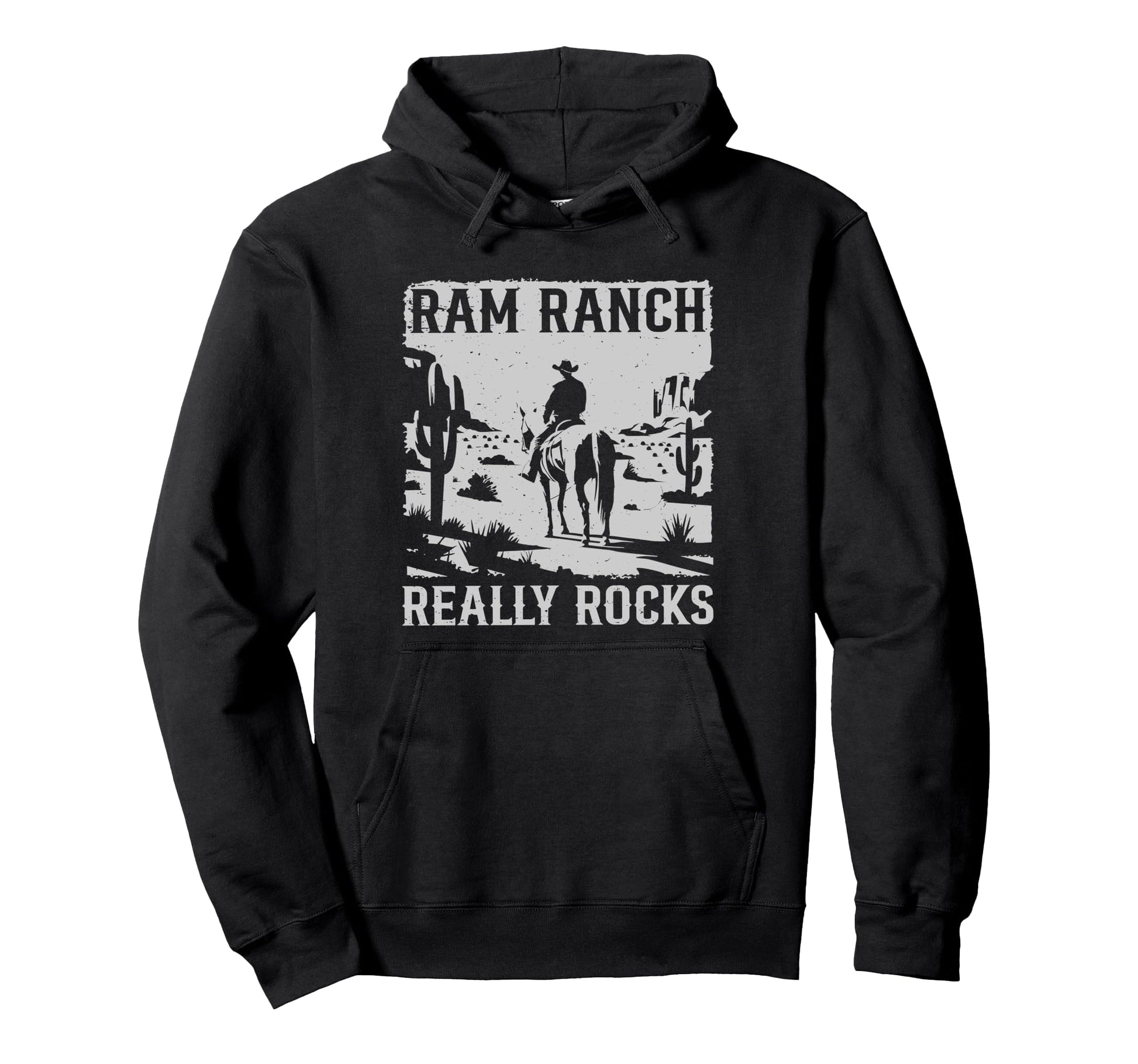 Cowboy Western Country Ram Ranch Really Hoodie - Unique Graphic for Adults - T-Shirt, Sweatshirt, Hoodie