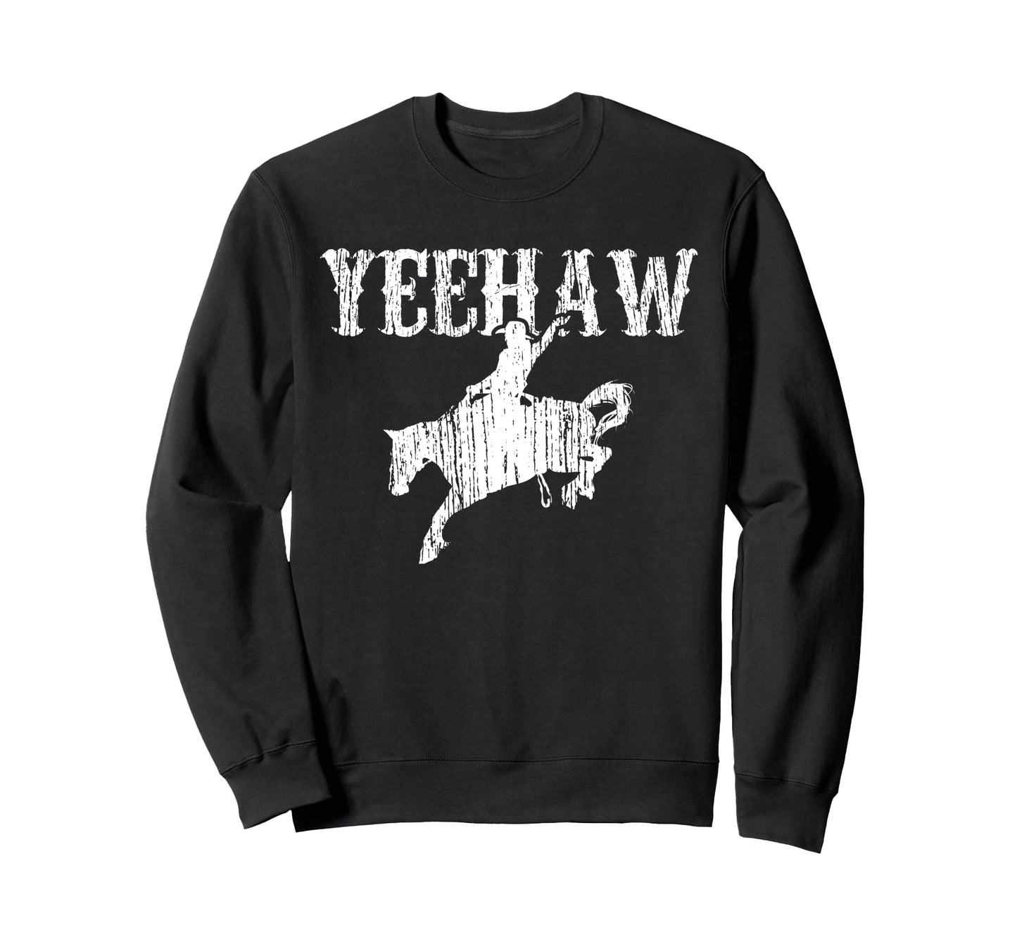 Horse Riding Yeehaw Equestrian Sweatshirt - Unique Graphic for Adults - T-Shirt, Sweatshirt, Hoodie