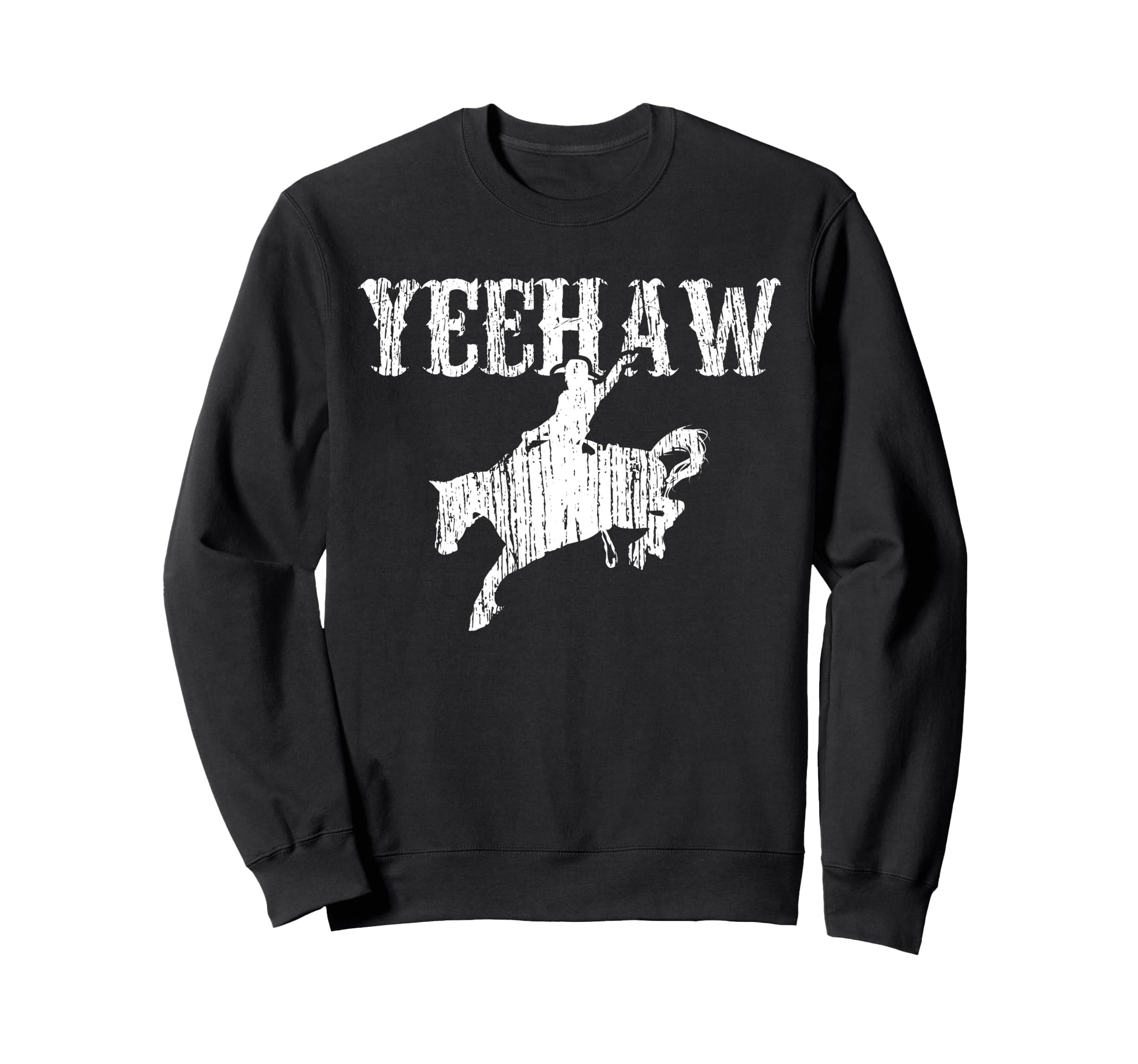Horse Riding Yeehaw Equestrian Sweatshirt - Unique Graphic for Adults - T-Shirt, Sweatshirt, Hoodie