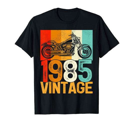 37 Years Old Motorcycle 1985 37Th T-Shirt - Custom Art Print Men Women - T-Shirt, Sweatshirt, Hoodie