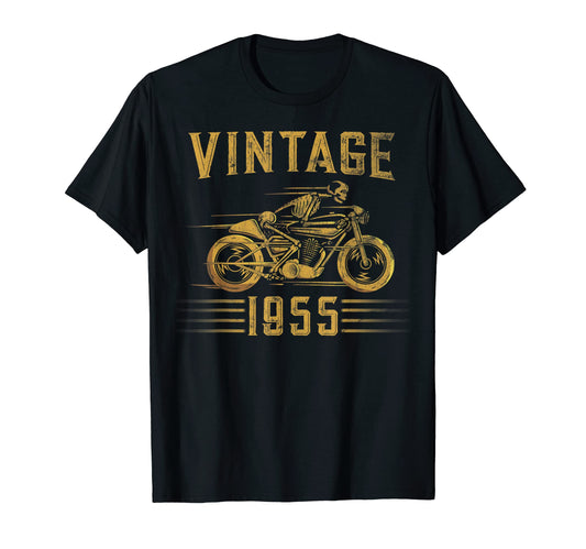 1955 Biker Motorcycle T-Shirt - Novelty Apparel for Adults - T-Shirt, Sweatshirt, Hoodie