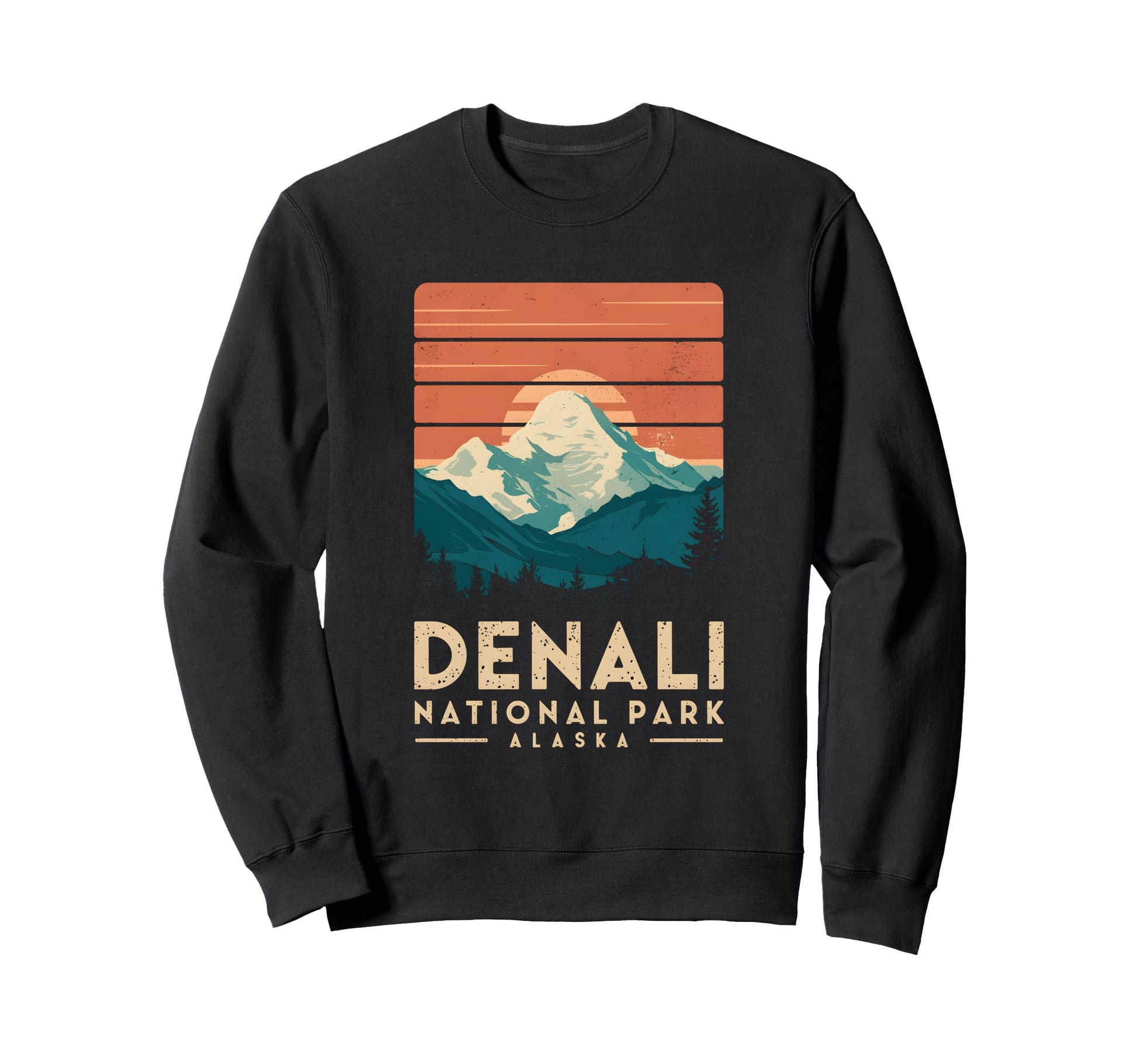 Denali National Park Nature Sweatshirt - Casual Everyday Wear Men Women - T-Shirt, Sweatshirt, Hoodie