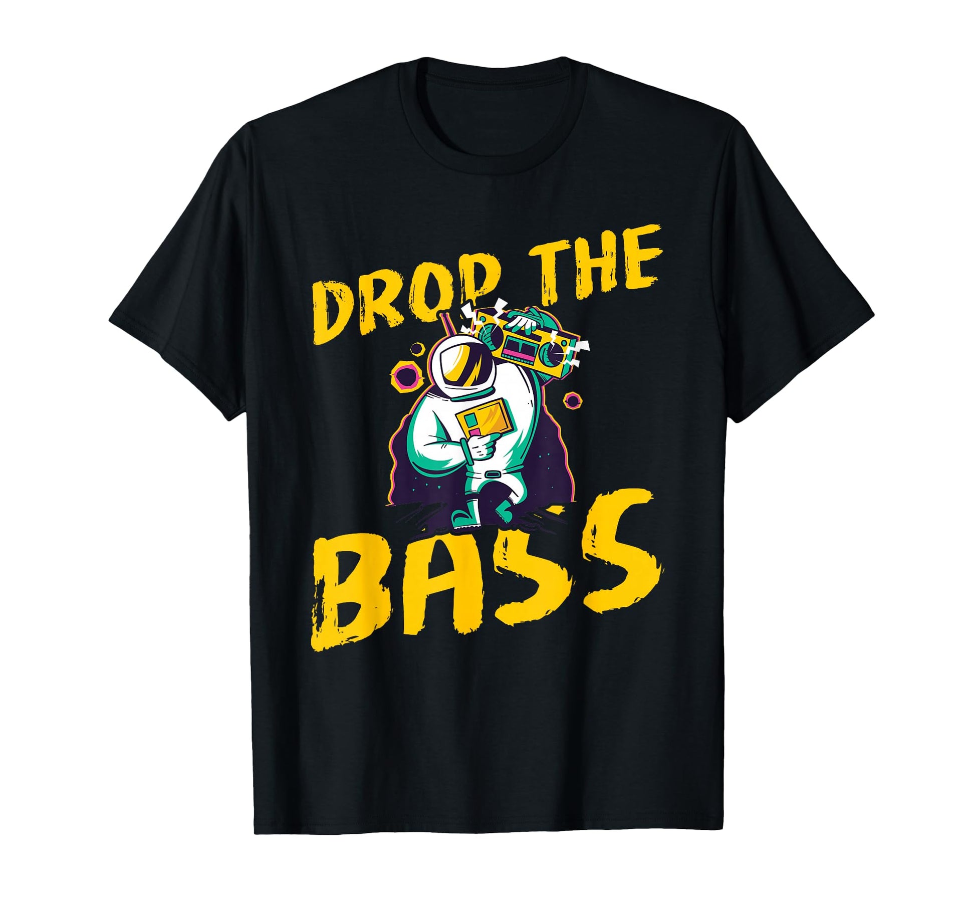 Boombox 80S Hip Hop Cassette Drop T-Shirt - Novelty Apparel for Adults - T-Shirt, Sweatshirt, Hoodie