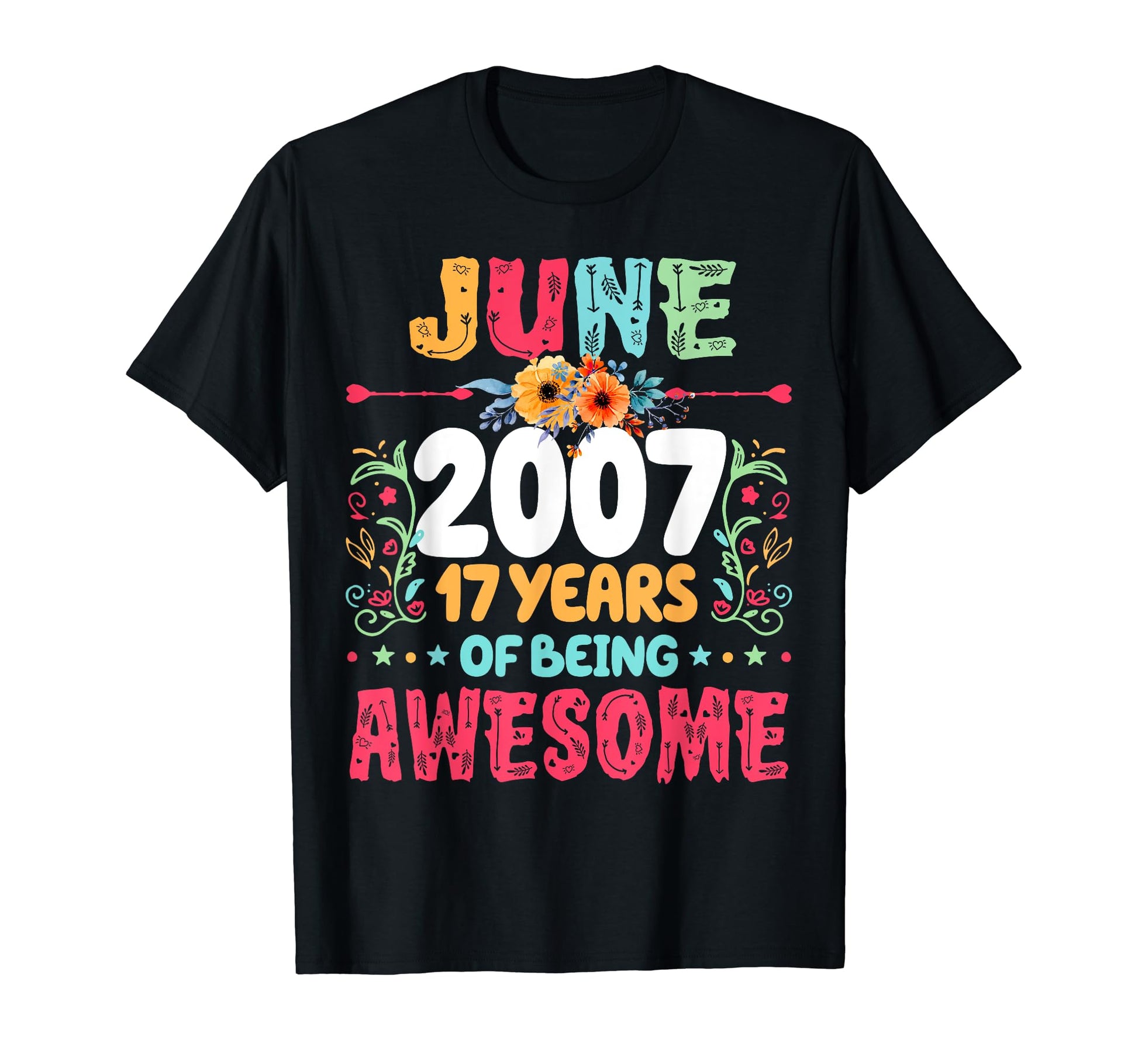 Since June 2007 17 Years Being T-Shirt - Streetwear Style Men Women - T-Shirt, Sweatshirt, Hoodie