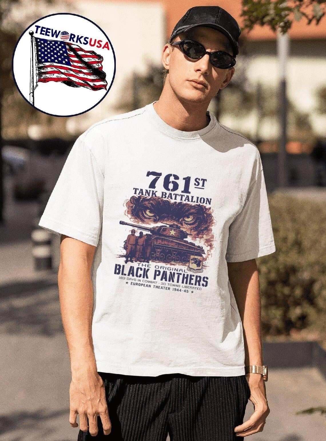761St Tank Battalion The Original Black Panthers - Adult & Kids T-Shirts, Sweatshirts & Hoodies apparel design preview 1