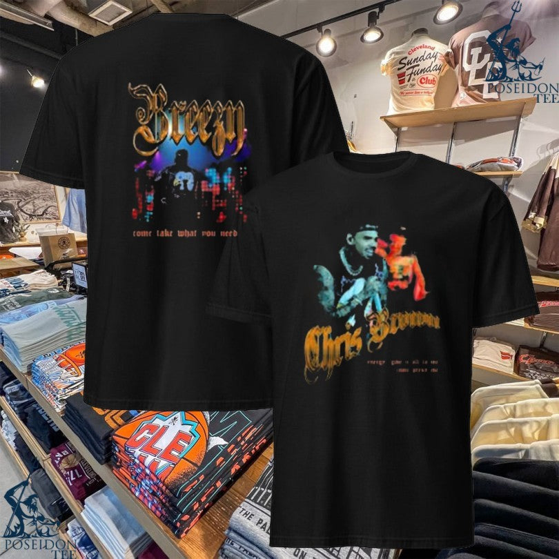 Chris Brown Motion Blur Breezy Ss - Adult & Kids T-Shirts, Sweatshirts & Hoodies apparel design preview 1