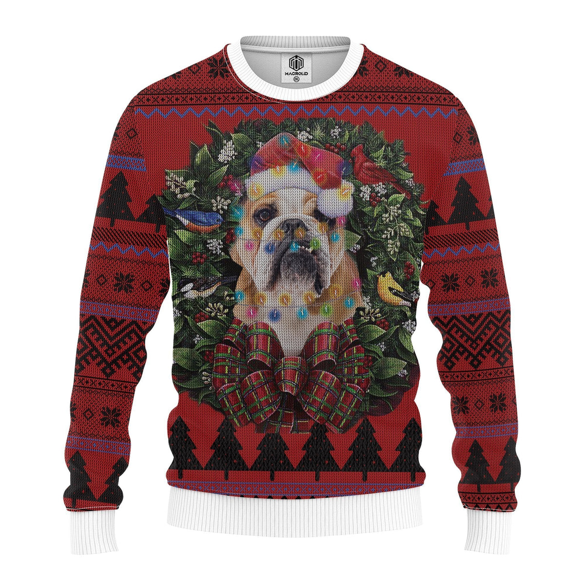 Bulldog Mc 3D Ugly Christmas Sweater - Holiday Gift product image