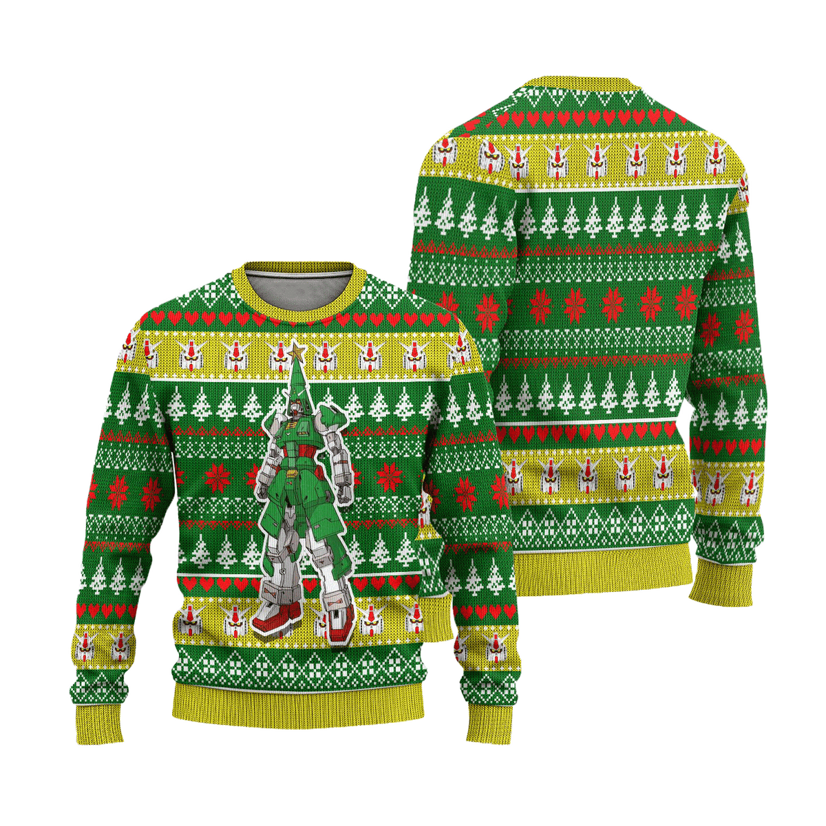 Gundam Anime 3D Christmas Sweater - Holiday Gift product image 3
