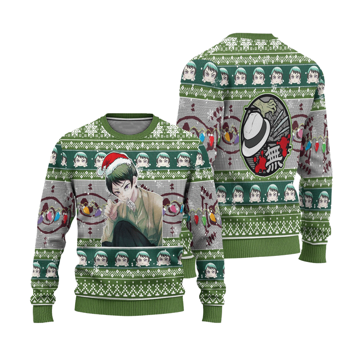Yushiro Anime 3D Ugly Christmas Sweater - Holiday Gift product image 3