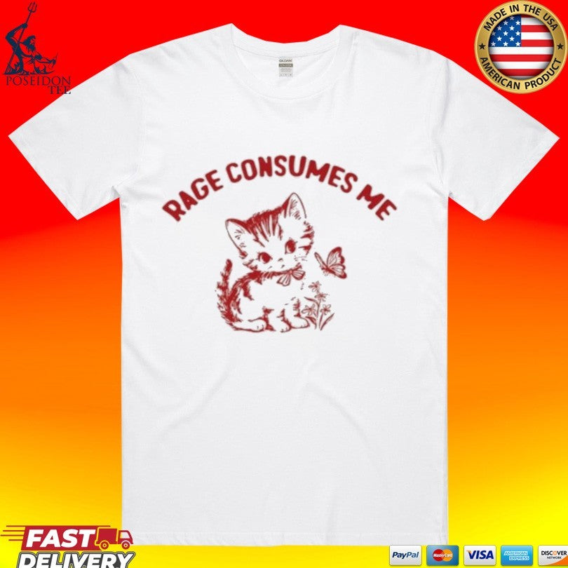 Aj Mendez Rage Consumes Me - Adult & Kids T-Shirts, Sweatshirts & Hoodies apparel design preview 1