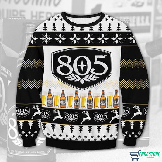 805 Beer 3D Ugly Christmas Sweater - Holiday Gift product image