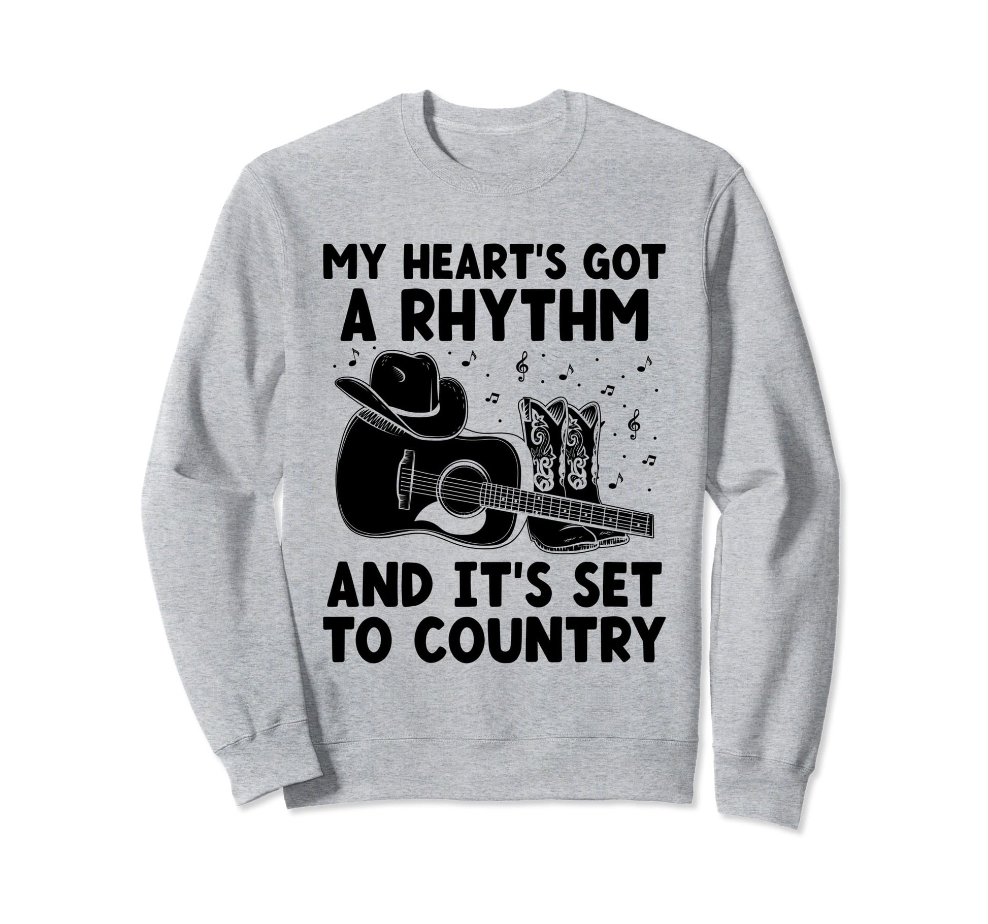 County Music Music Lover Western Sweatshirt - Fun Novelty Design Unisex - T-Shirt, Sweatshirt, Hoodie