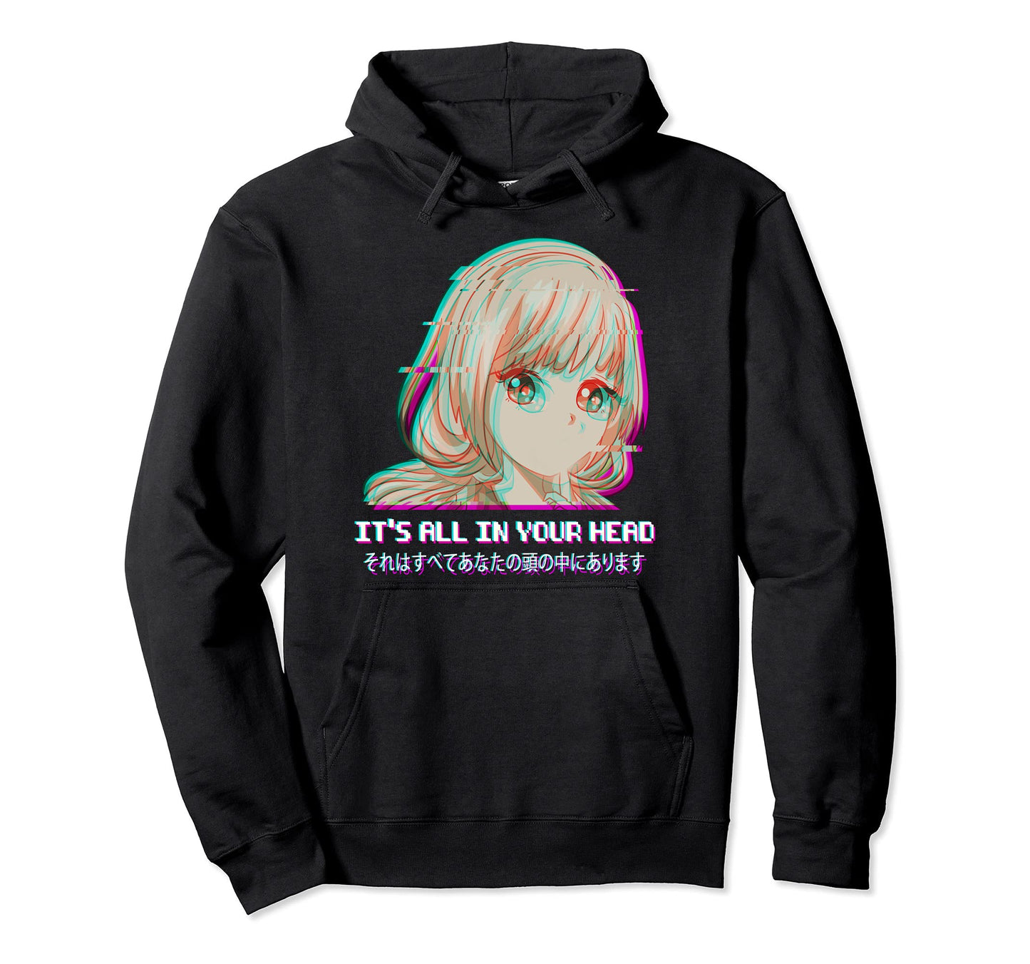 Its All Your Head Vaporwave Aesthetic Hoodie - Streetwear Style Unisex - T-Shirt, Sweatshirt, Hoodie