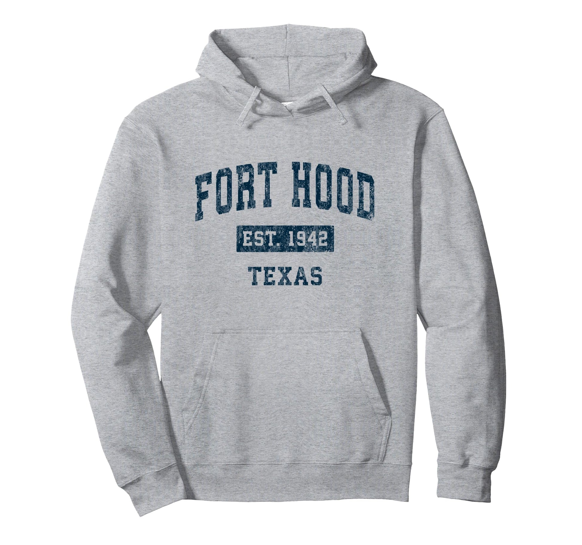 Fort Hood Texas Tx Sports Navy Hoodie - Trendy Graphic Unisex - T-Shirt, Sweatshirt, Hoodie