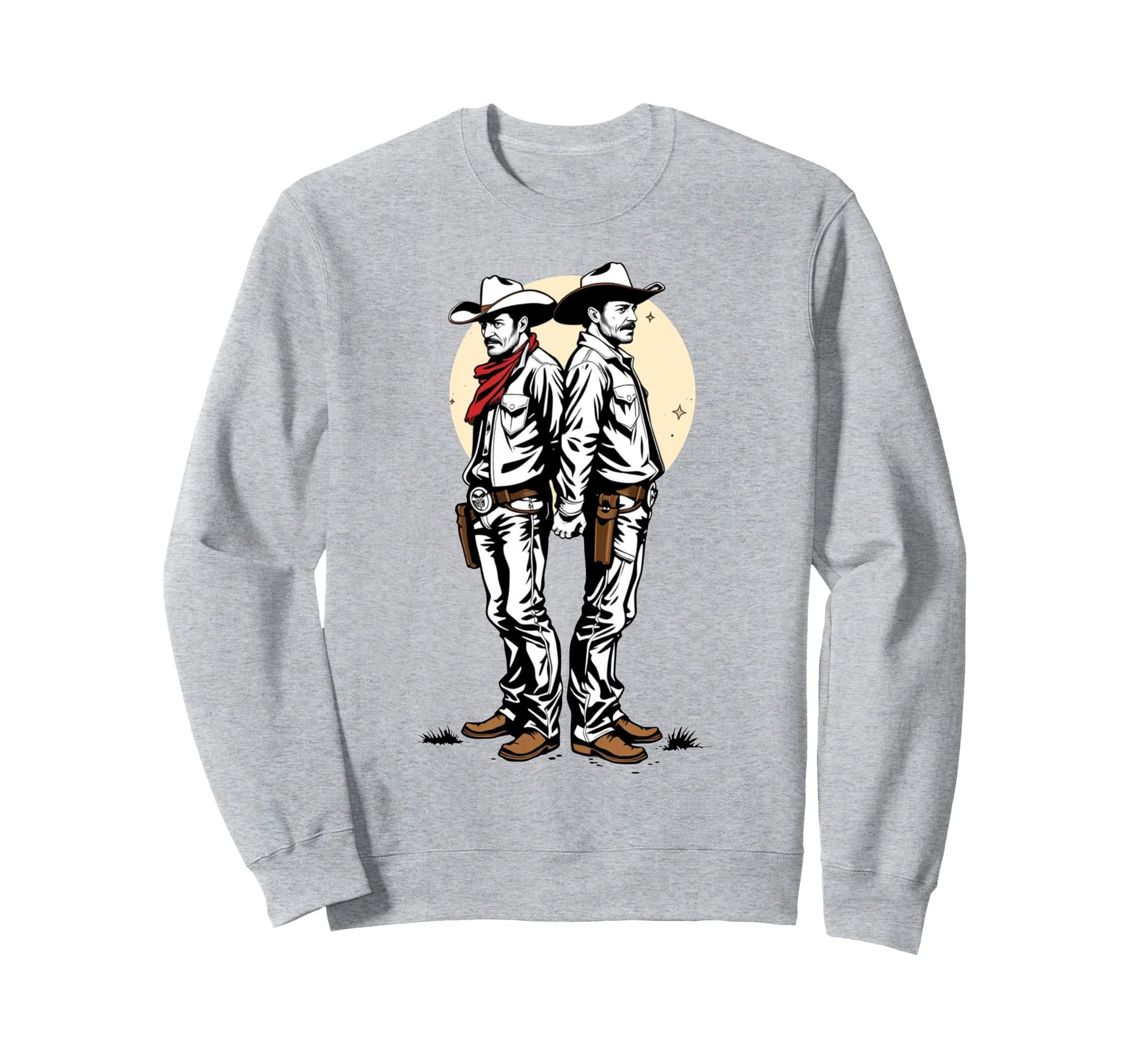 Gay Cowboys Love Lgbtq Pride Sweatshirt - Fun Novelty Design for Adults - T-Shirt, Sweatshirt, Hoodie