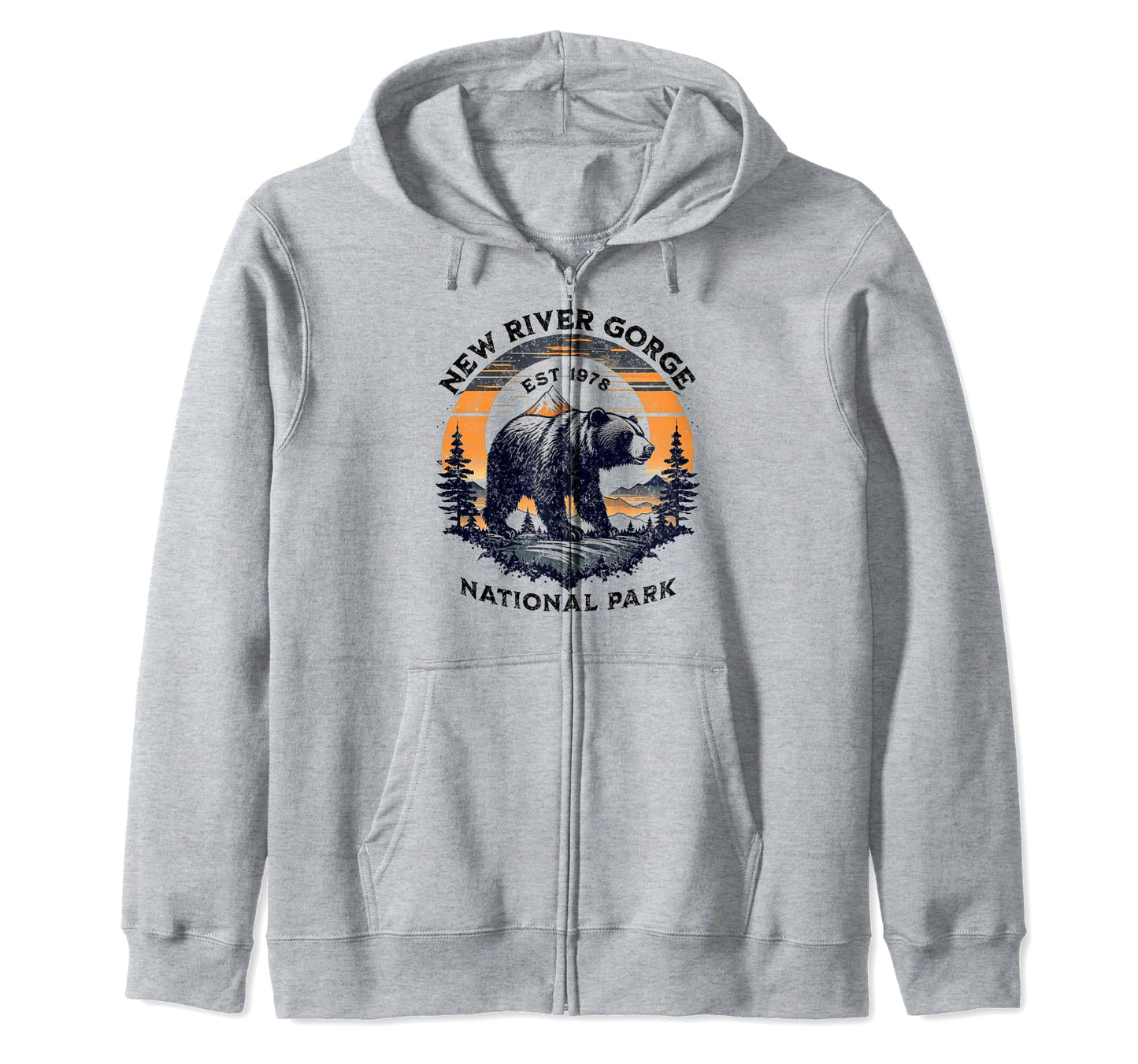 New River Gorge National Park West Sweatshirt - Minimalist Print Unisex - T-Shirt, Sweatshirt, Hoodie