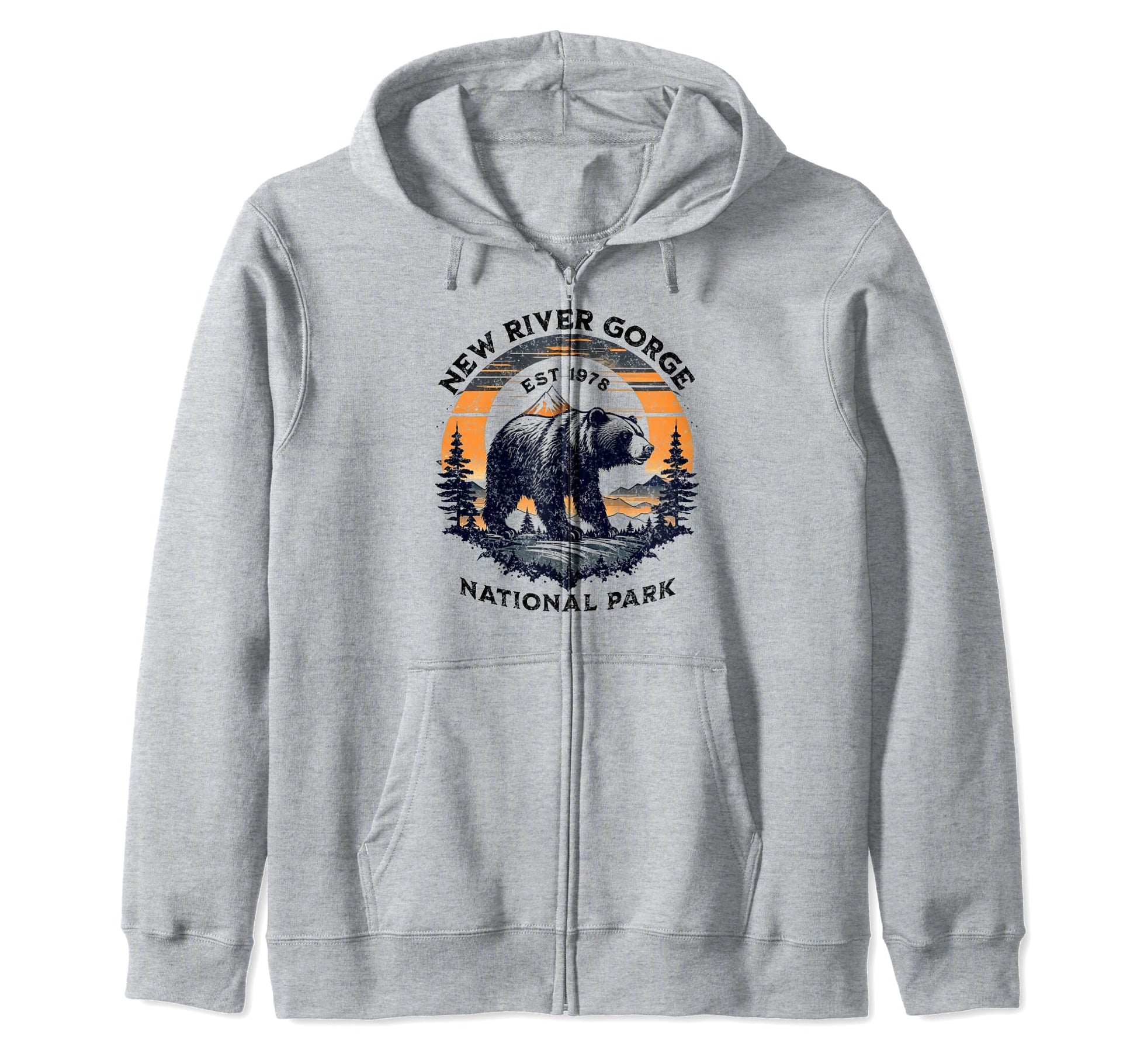 New River Gorge National Park West Sweatshirt - Minimalist Print Unisex - T-Shirt, Sweatshirt, Hoodie