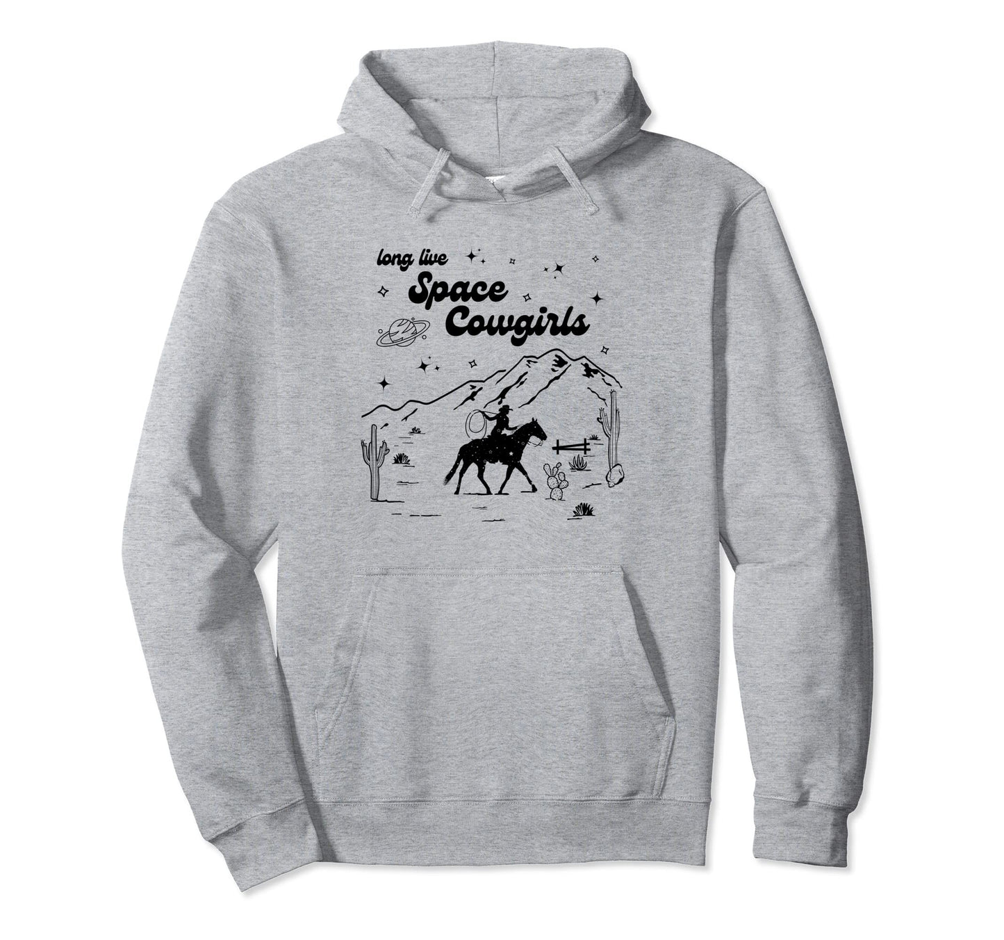 Rodeo Howdy Western Cowboy Cowgirl Space Hoodie - Trendy Graphic Men Women - T-Shirt, Sweatshirt, Hoodie