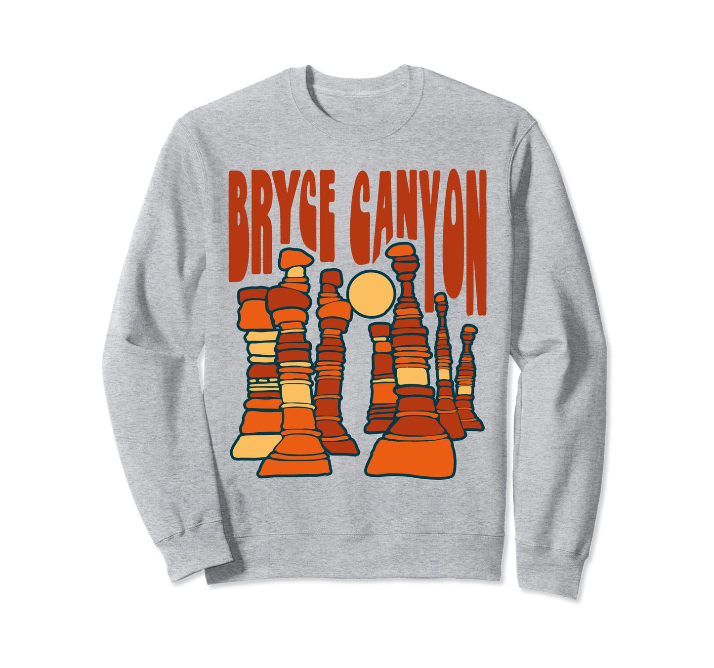 Bryce Canyon National Park Hoo Doo Sweatshirt - Custom Art Print for Adults - T-Shirt, Sweatshirt, Hoodie