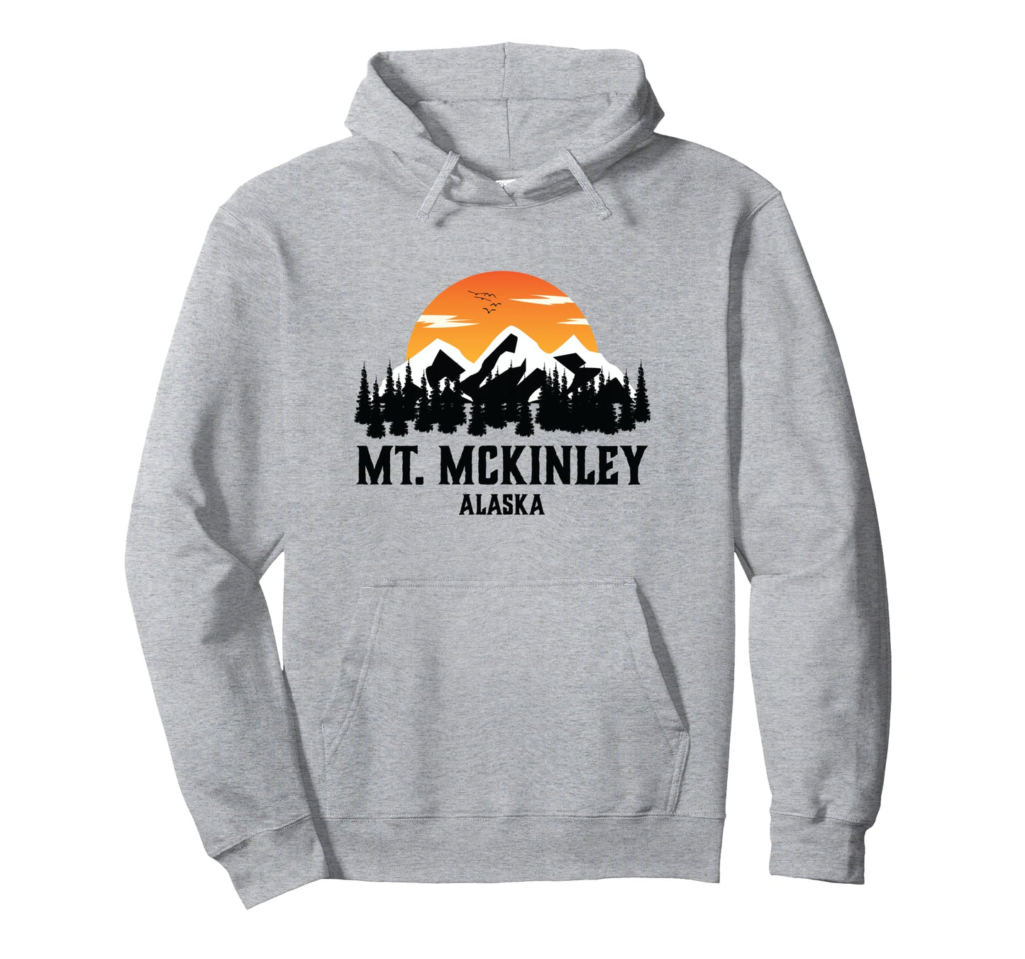 Mount Mckinley National Park Alaska Hoodie - Unique Graphic for Adults - T-Shirt, Sweatshirt, Hoodie
