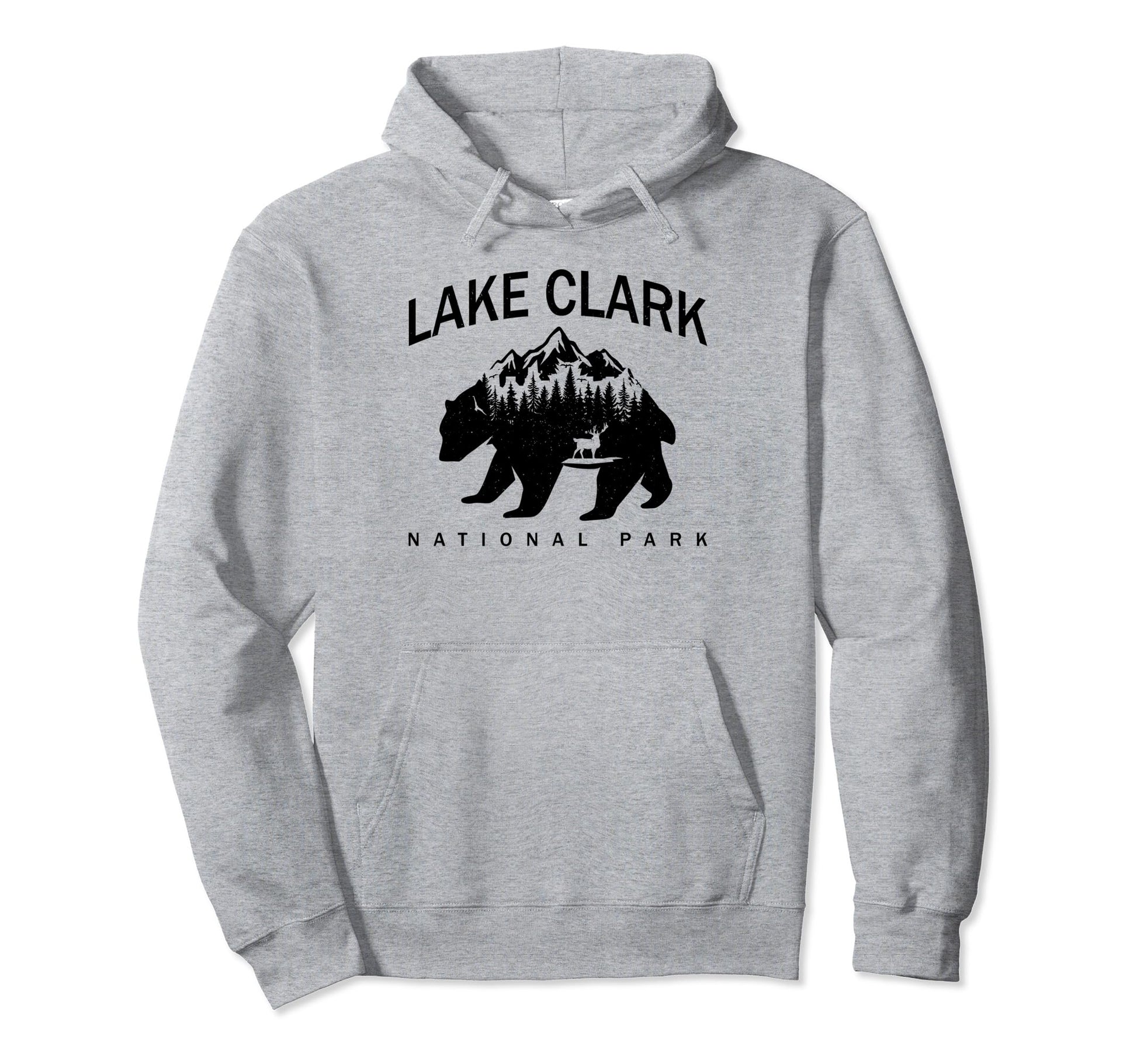 Lake Clark National Park Bear Souvenir Hoodie - Streetwear Style Men Women - T-Shirt, Sweatshirt, Hoodie