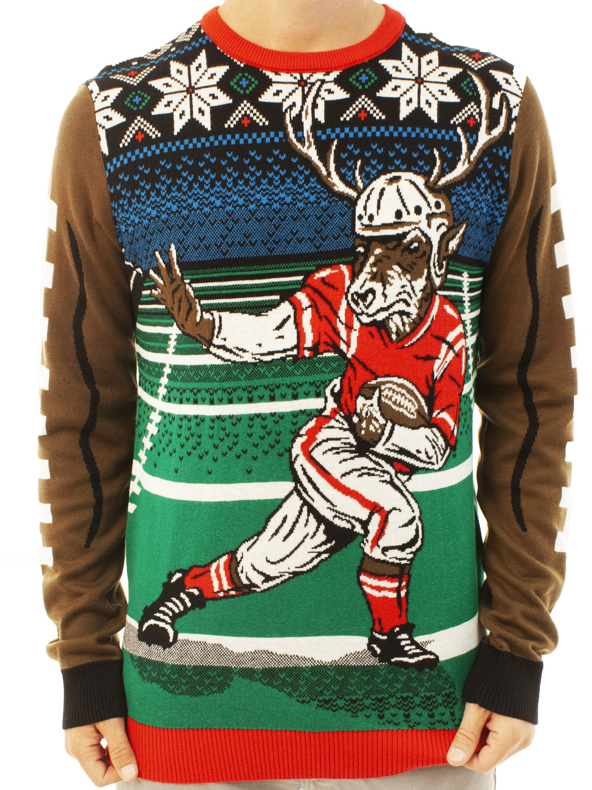 Football Reindeer | For Men & Women | Unisex Sizing Ugly Christmas Sweater - Holiday Gift product image 2
