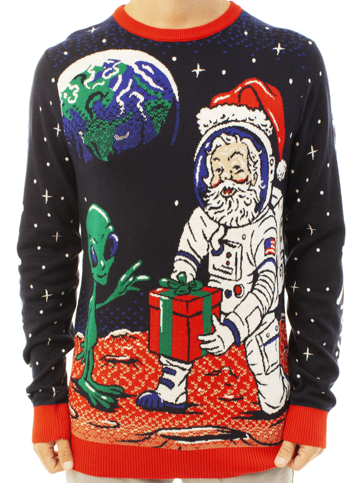 Space Xmas Santa | For Men & Women | Unisex Sizing Ugly Christmas Sweater - Holiday Gift product image 2