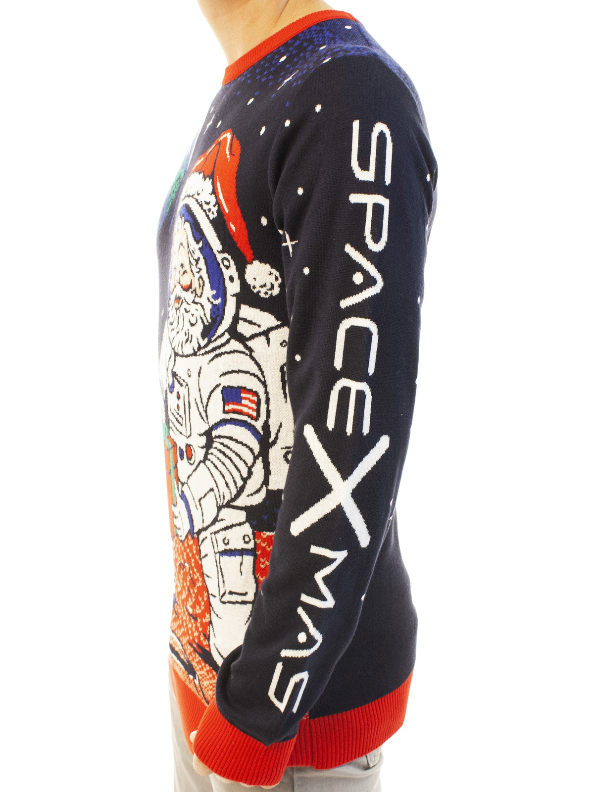 Space Xmas Santa | For Men & Women | Unisex Sizing Ugly Christmas Sweater - Holiday Gift product image 4