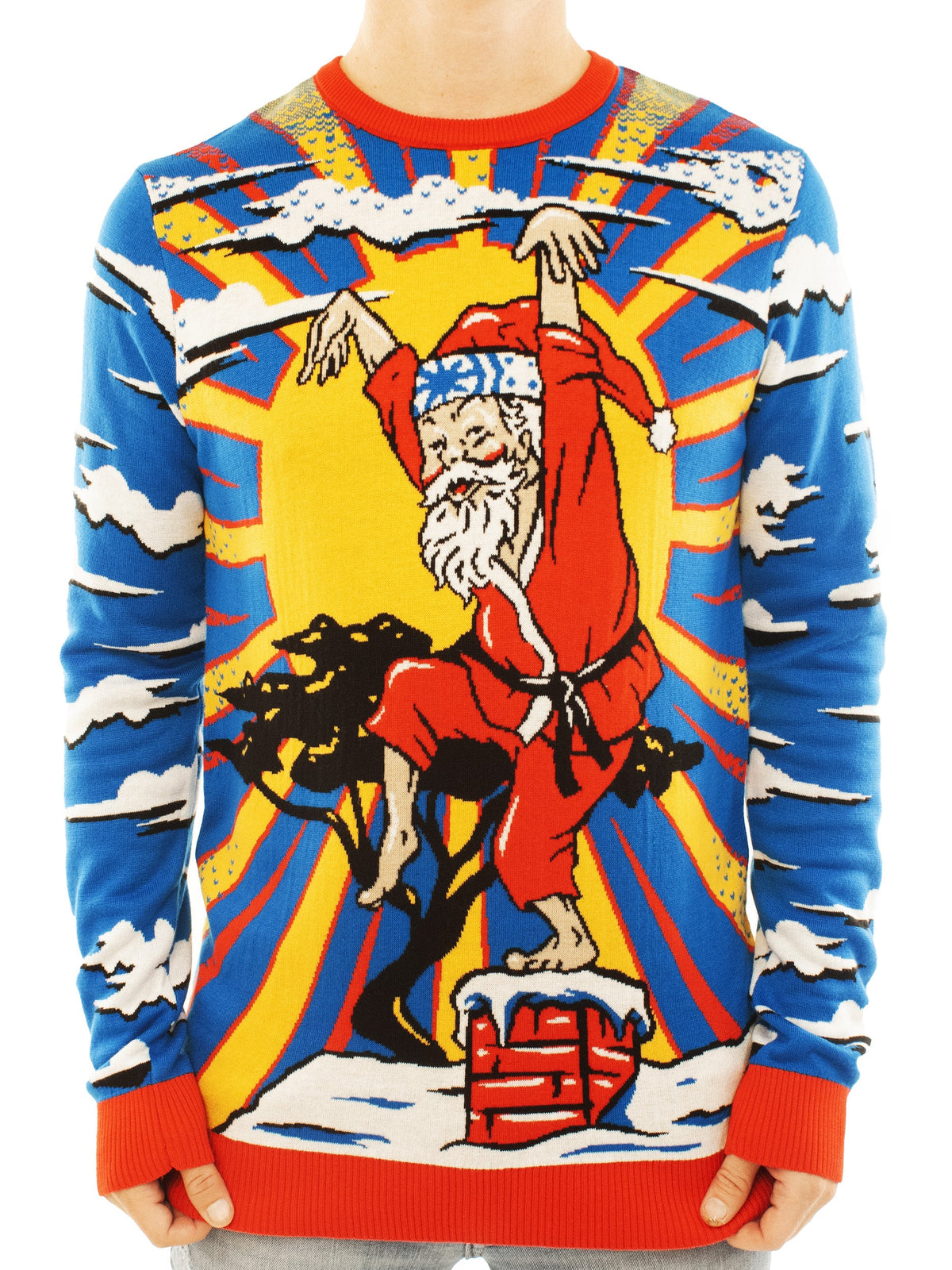 Karate Santa | For Men & Women | Unisex Sizing Ugly Christmas Sweater - Holiday Gift product image 2