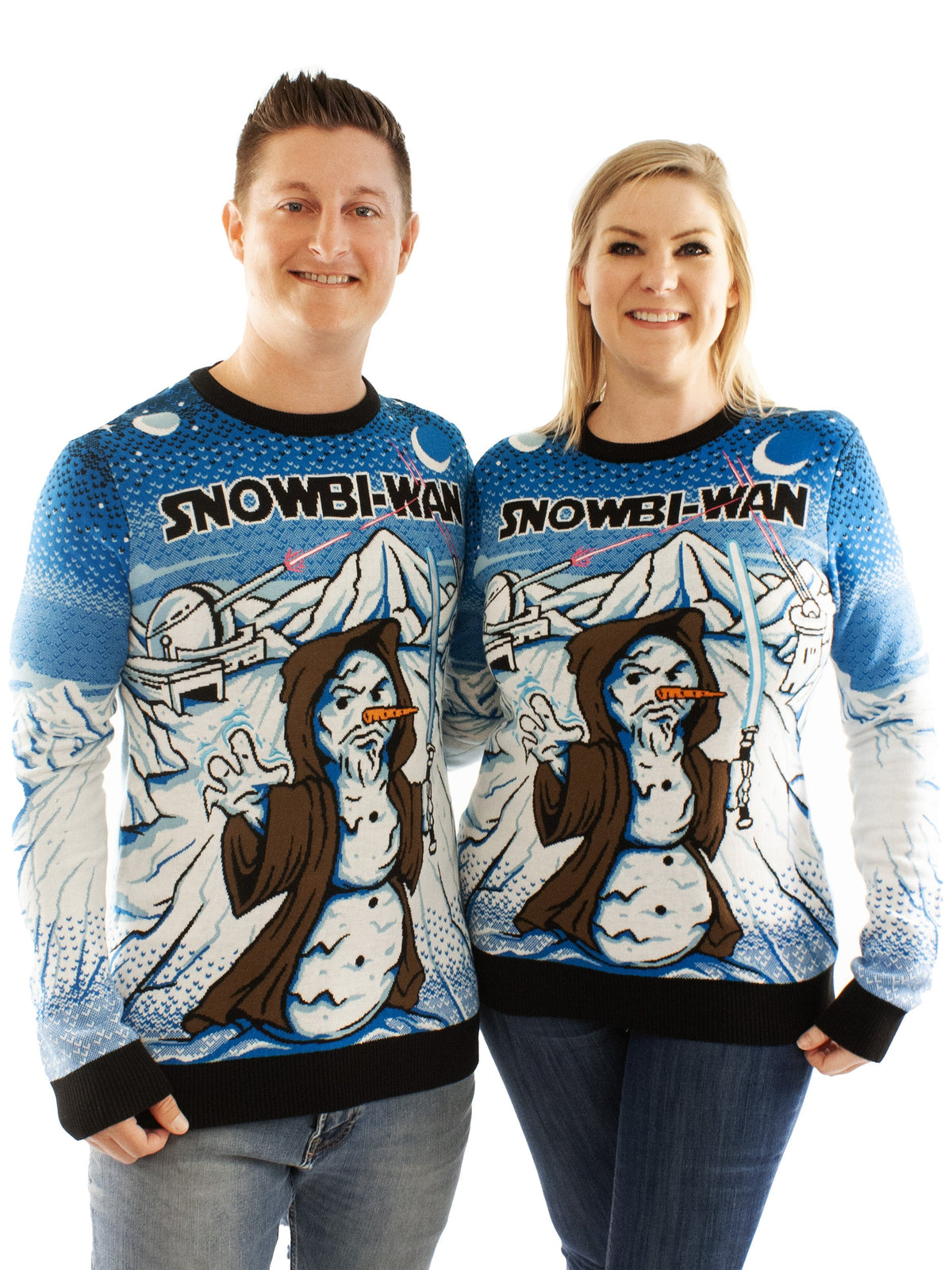 Snowbi-Wan | For Men & Women | Unisex Sizing Ugly Christmas Sweater - Holiday Gift product image