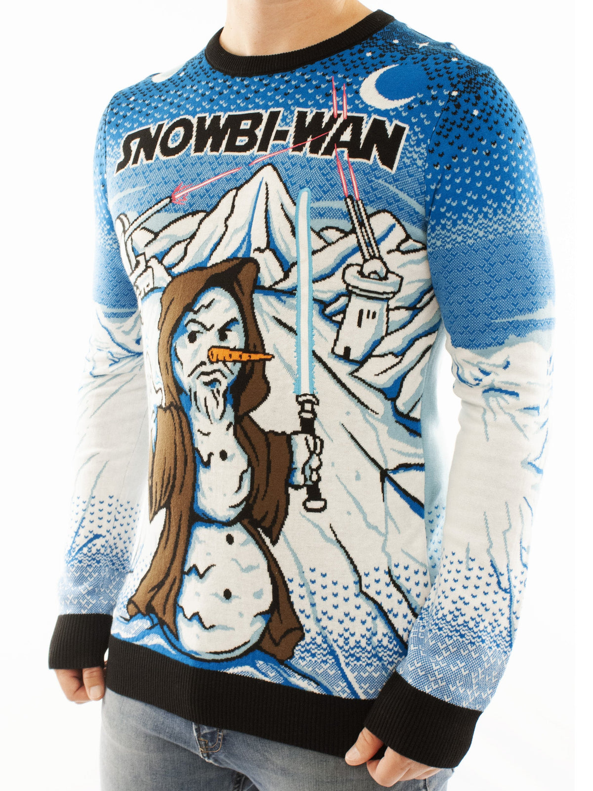 Snowbi-Wan | For Men & Women | Unisex Sizing Ugly Christmas Sweater - Holiday Gift product image 4