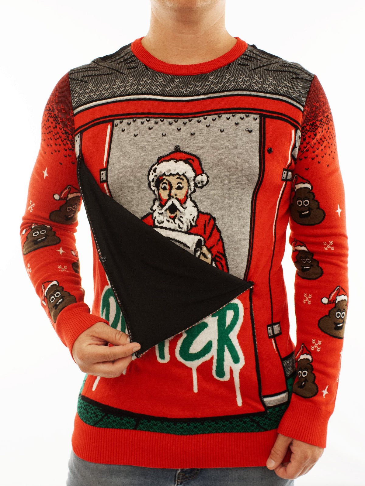 Party Pooper | For Men & Women | Unisex Sizing Ugly Christmas Sweater - Holiday Gift product image 2