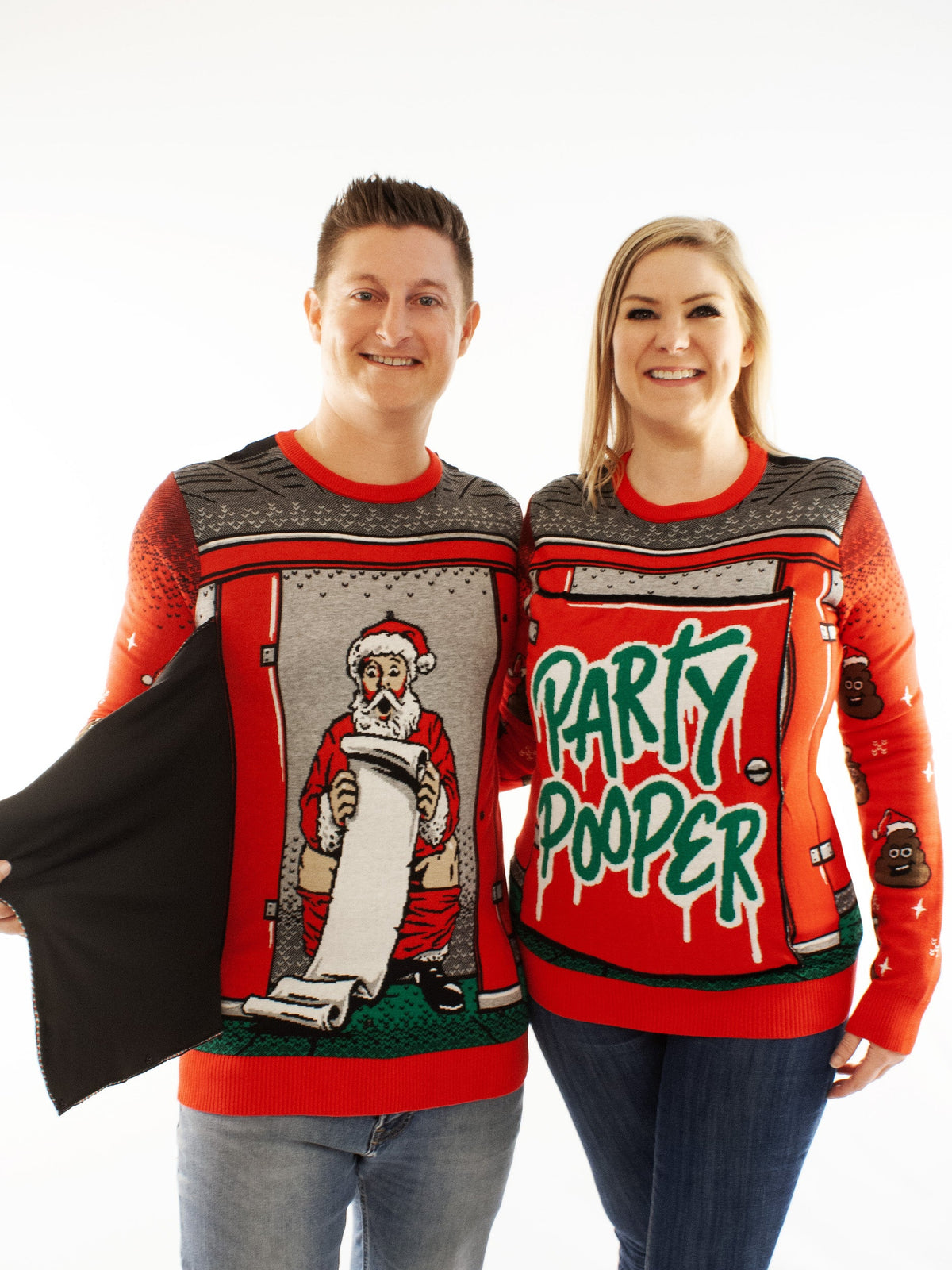 Party Pooper | For Men & Women | Unisex Sizing Ugly Christmas Sweater - Holiday Gift product image 3