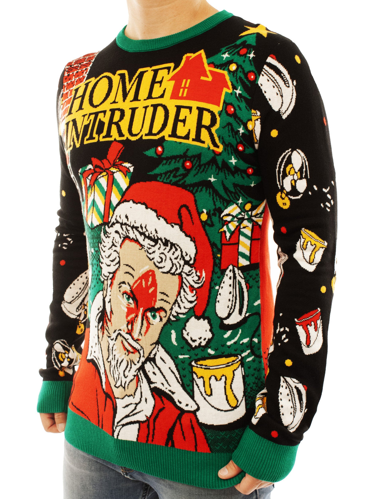 Home Intruder | For Men & Women | Unisex Sizing Ugly Christmas Sweater - Holiday Gift product image 4
