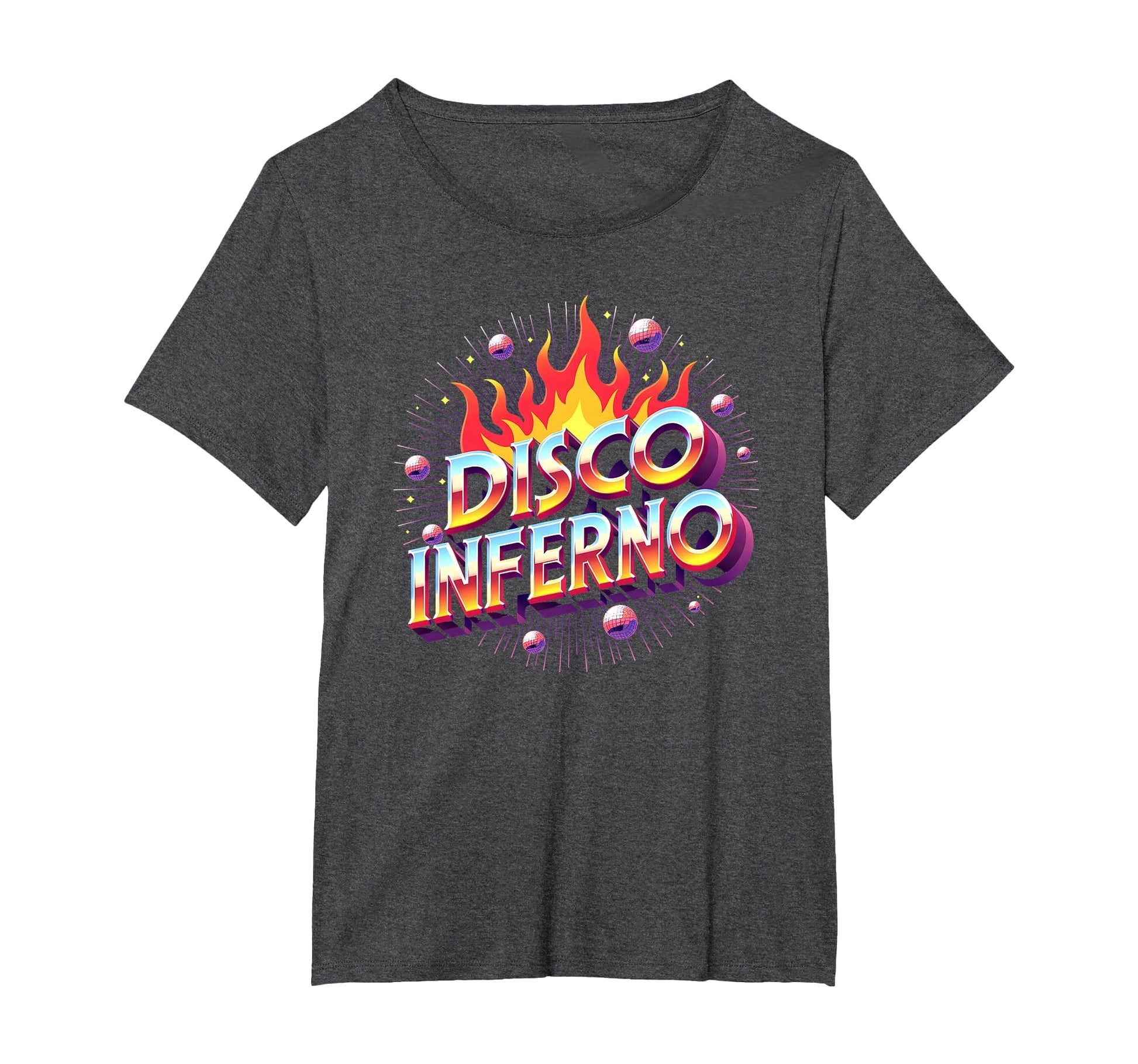 Disco Inferno Dance Party Fever Art T-Shirt - Casual Everyday Wear Unisex - T-Shirt, Sweatshirt, Hoodie