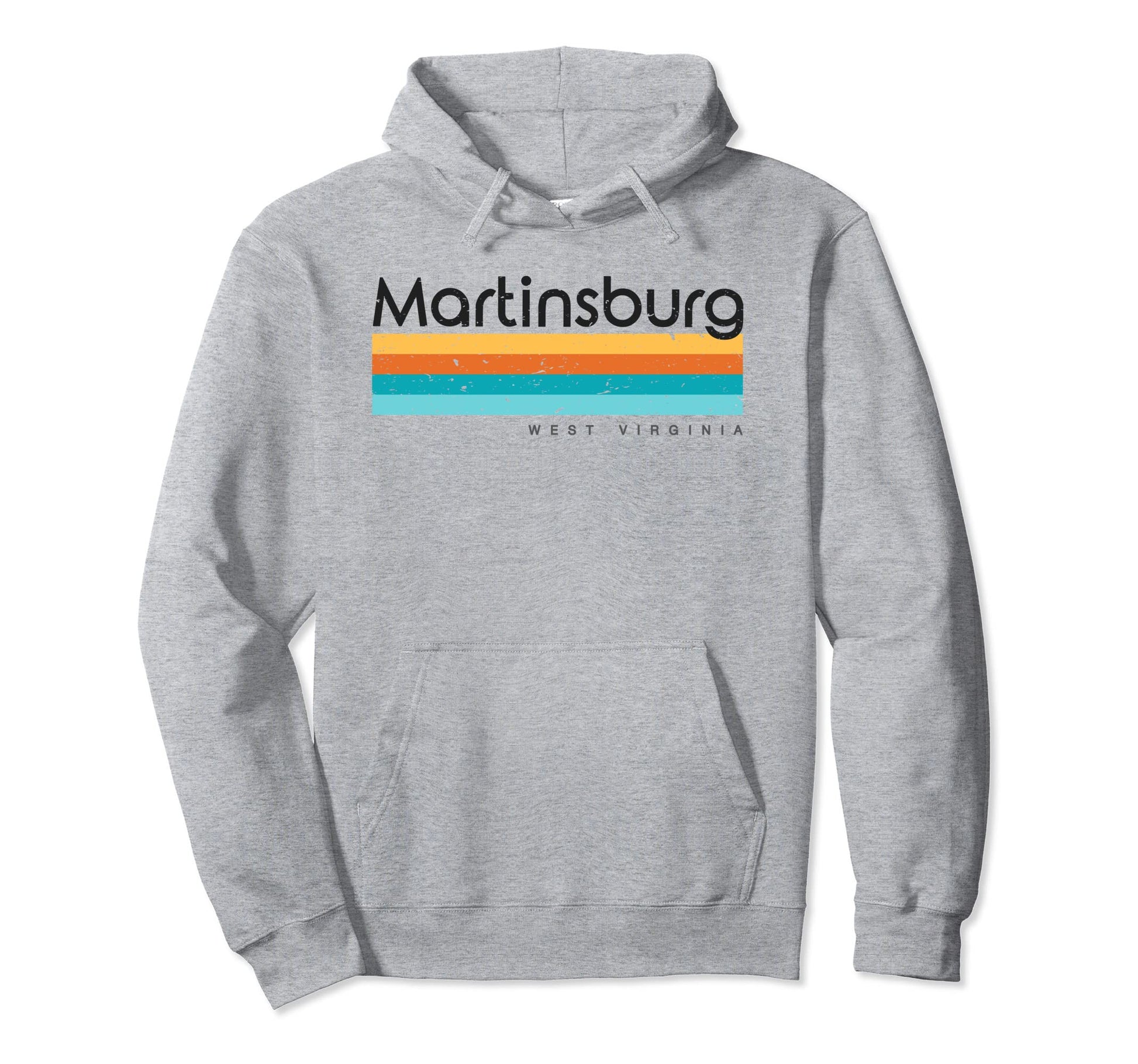 Martinsburg Wv West Virginia Usa Hoodie - Minimalist Print for Adults - T-Shirt, Sweatshirt, Hoodie