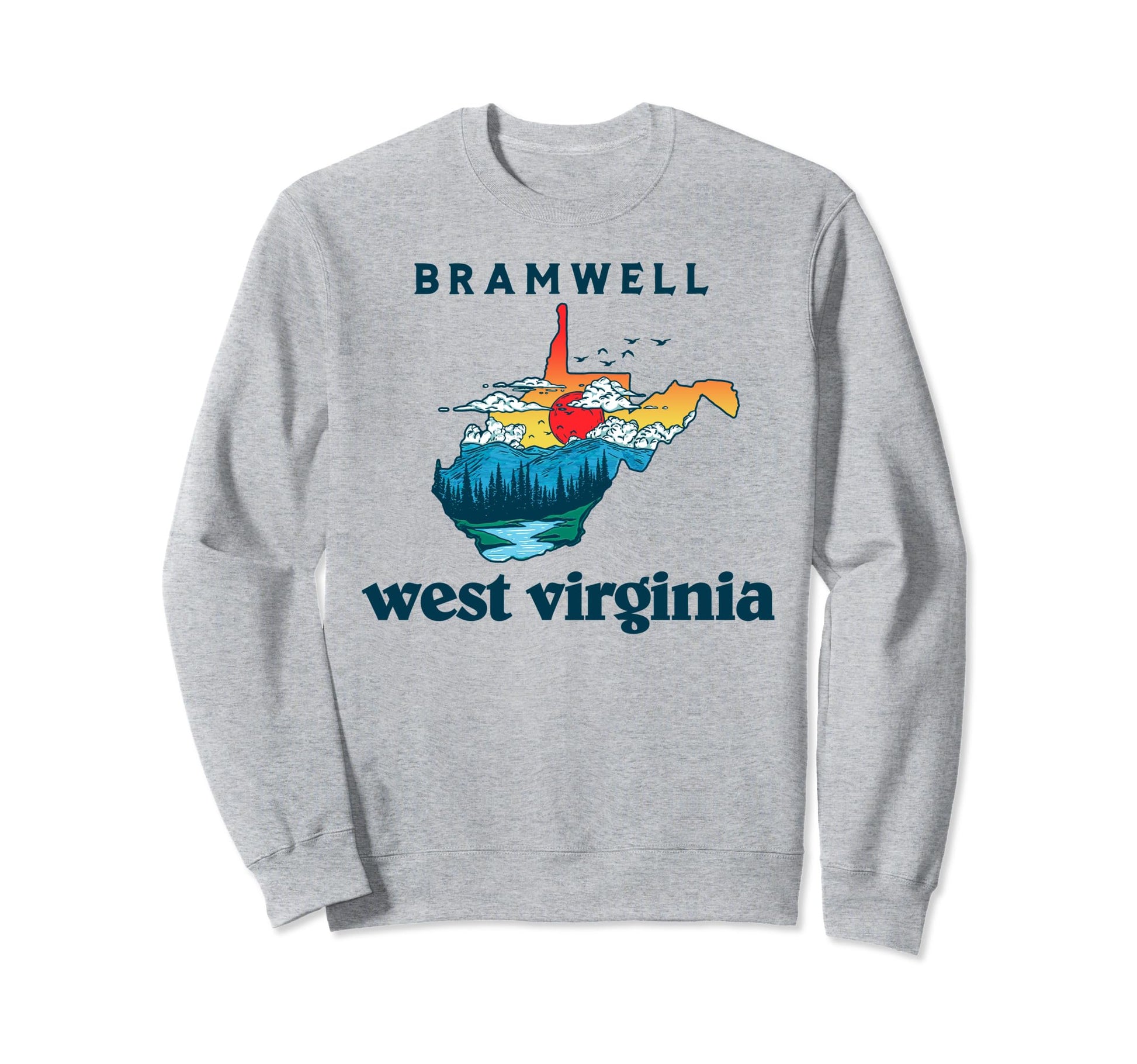 Bramwell West Virginia Outdoors Sweatshirt - Trendy Graphic for Adults - T-Shirt, Sweatshirt, Hoodie